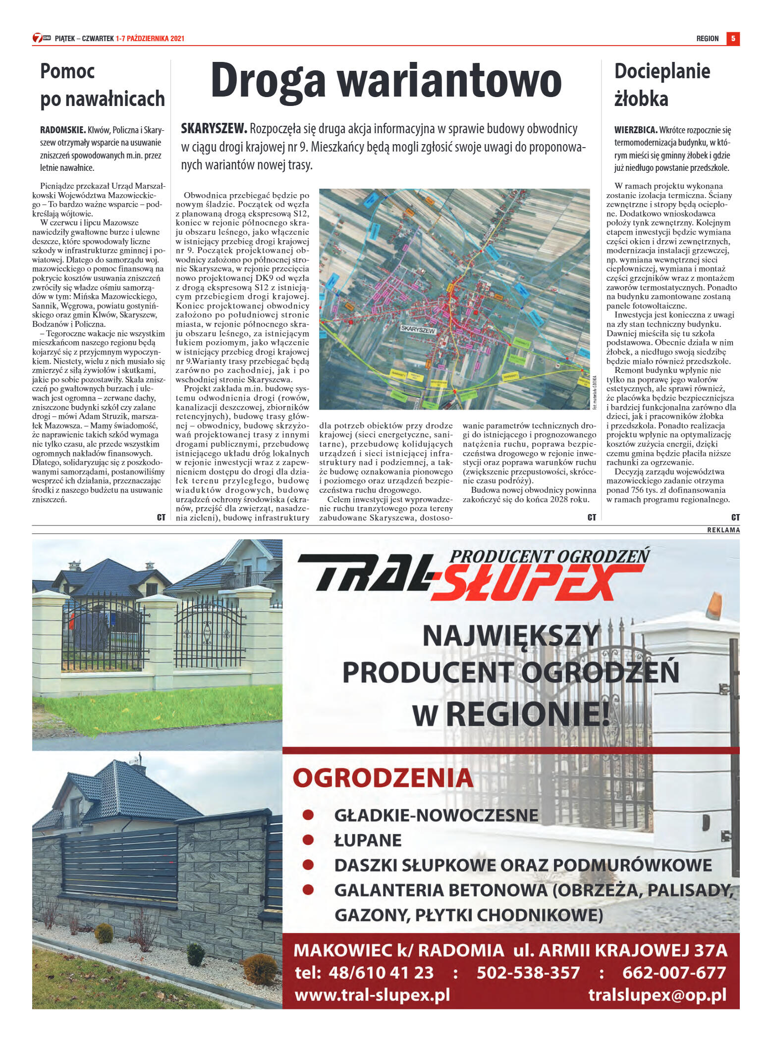 Tygodnik "7 Dni" nr 786 z dn. 02.10.2021 r. - strona 5