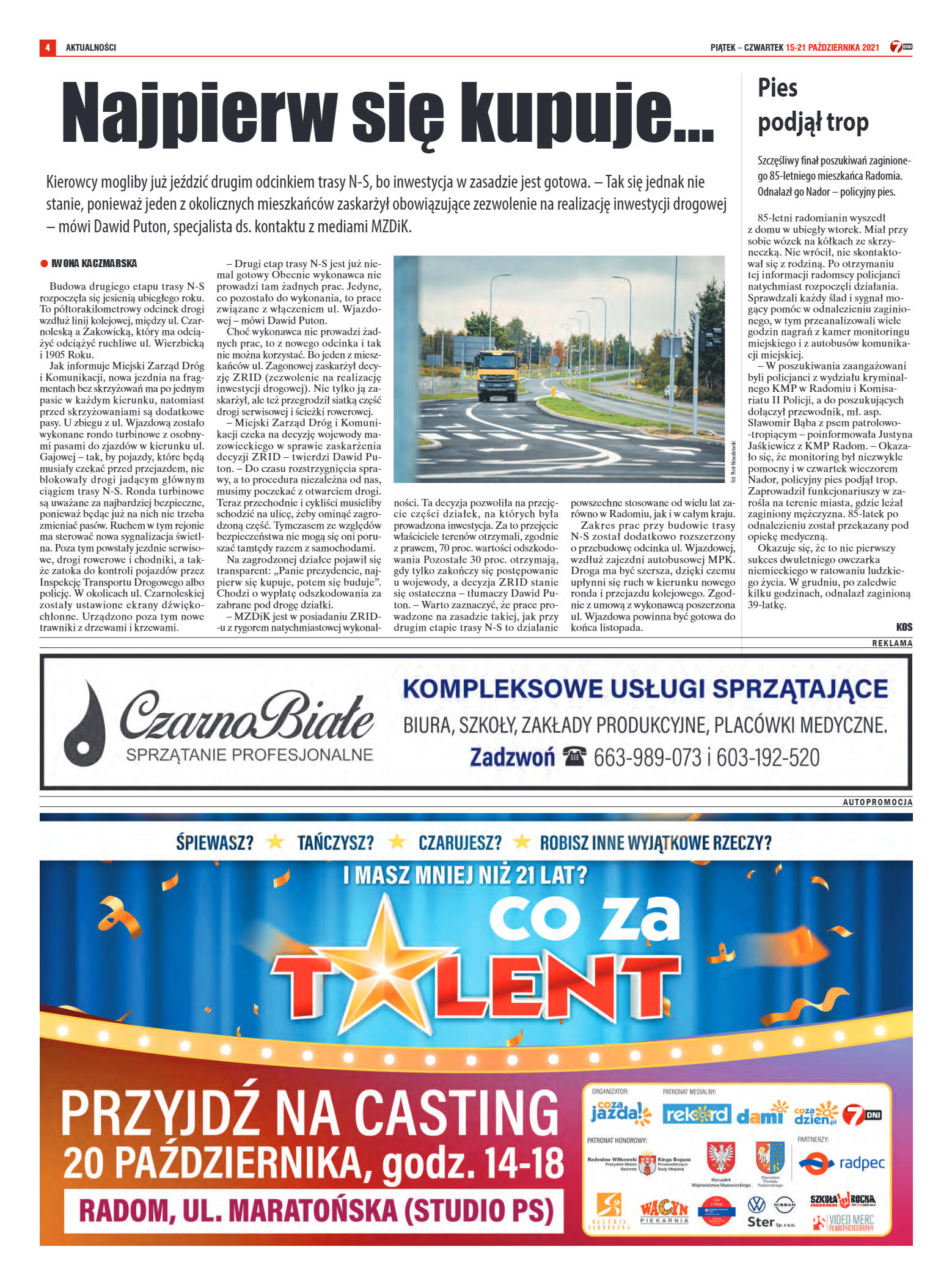 Tygodnik "7 Dni" nr 788 z dn. 15.10.2021 r. - strona 4