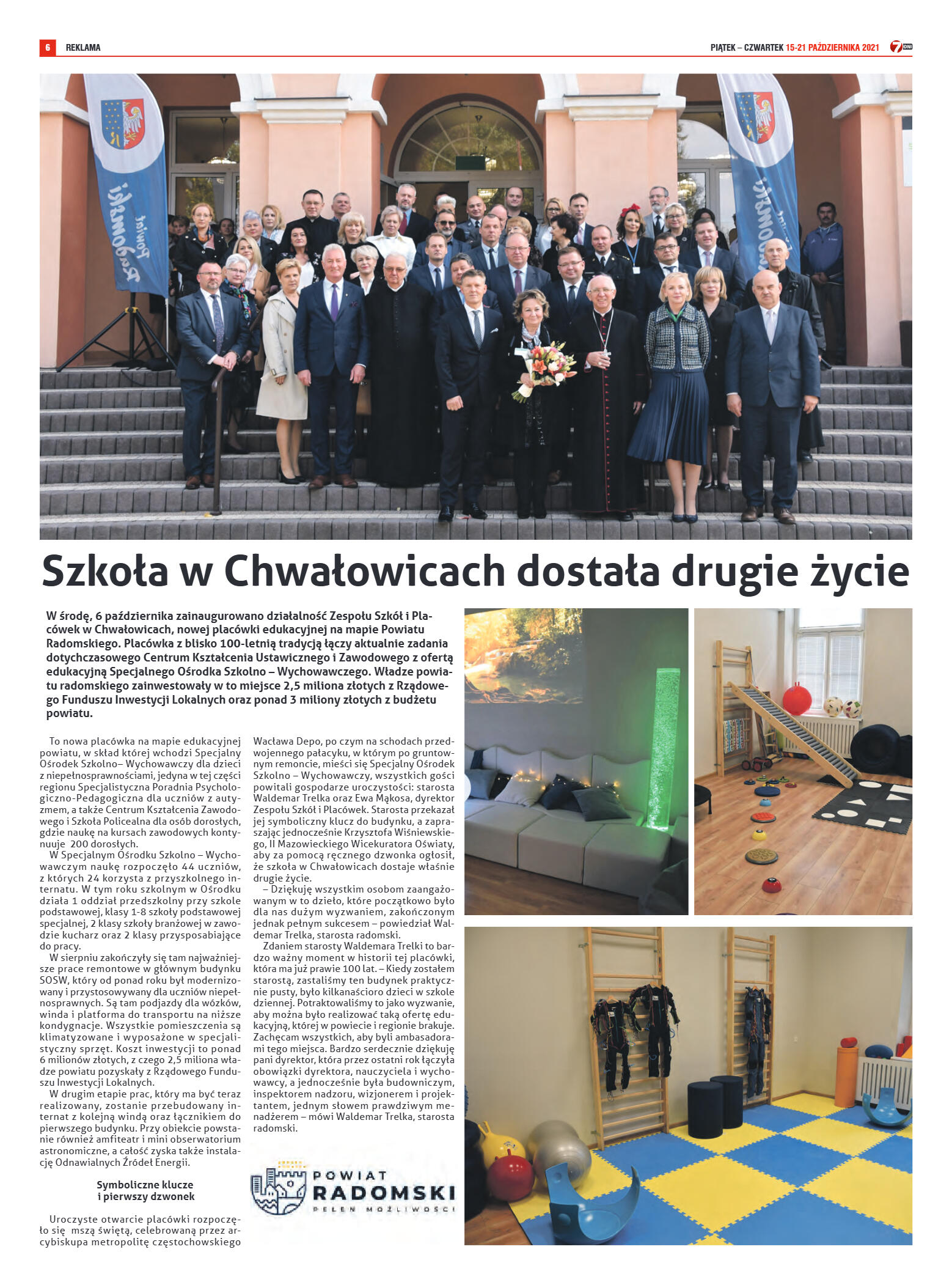 Tygodnik "7 Dni" nr 788 z dn. 15.10.2021 r. - strona 6