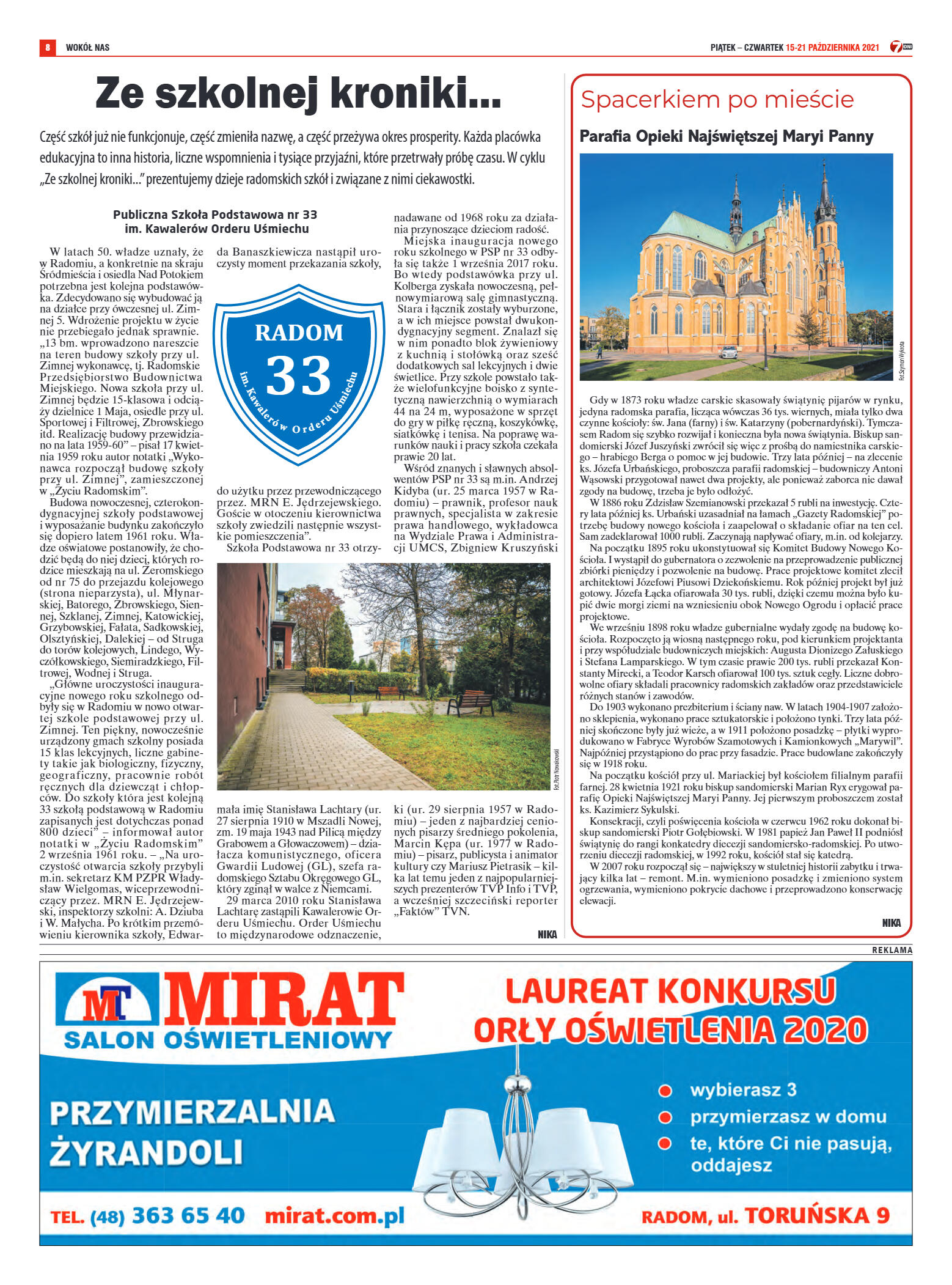 Tygodnik "7 Dni" nr 788 z dn. 15.10.2021 r. - strona 8