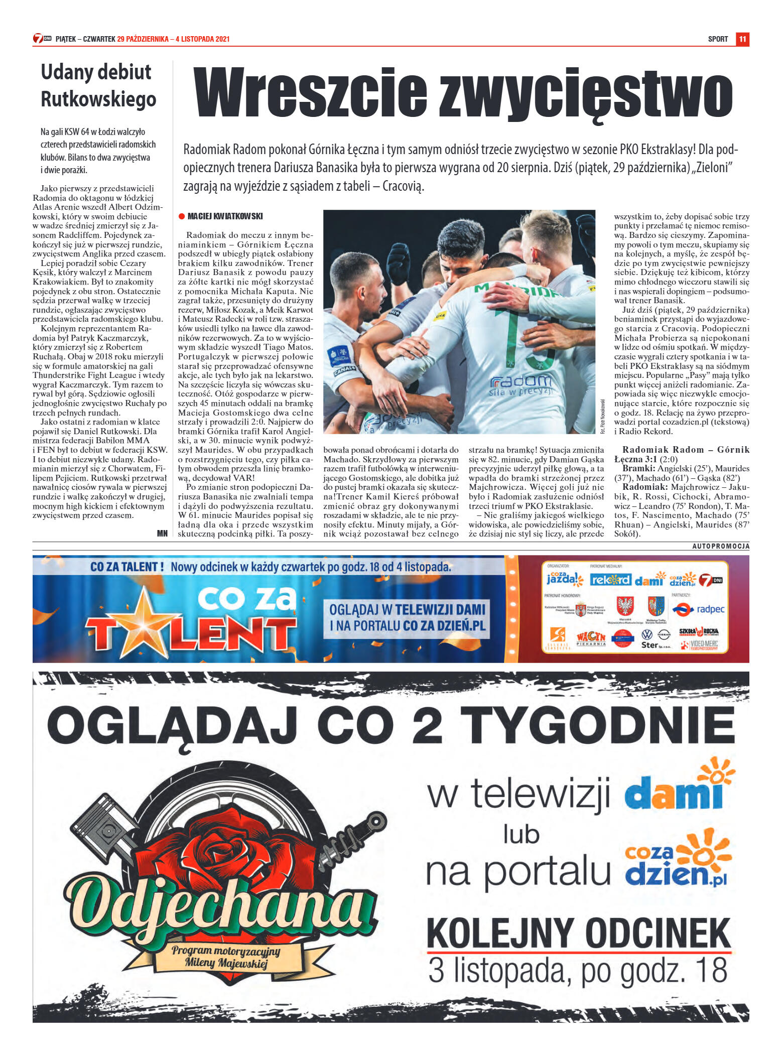 Tygodnik "7 Dni" nr 790 z dn. 29.10.2021 r. - strona 11