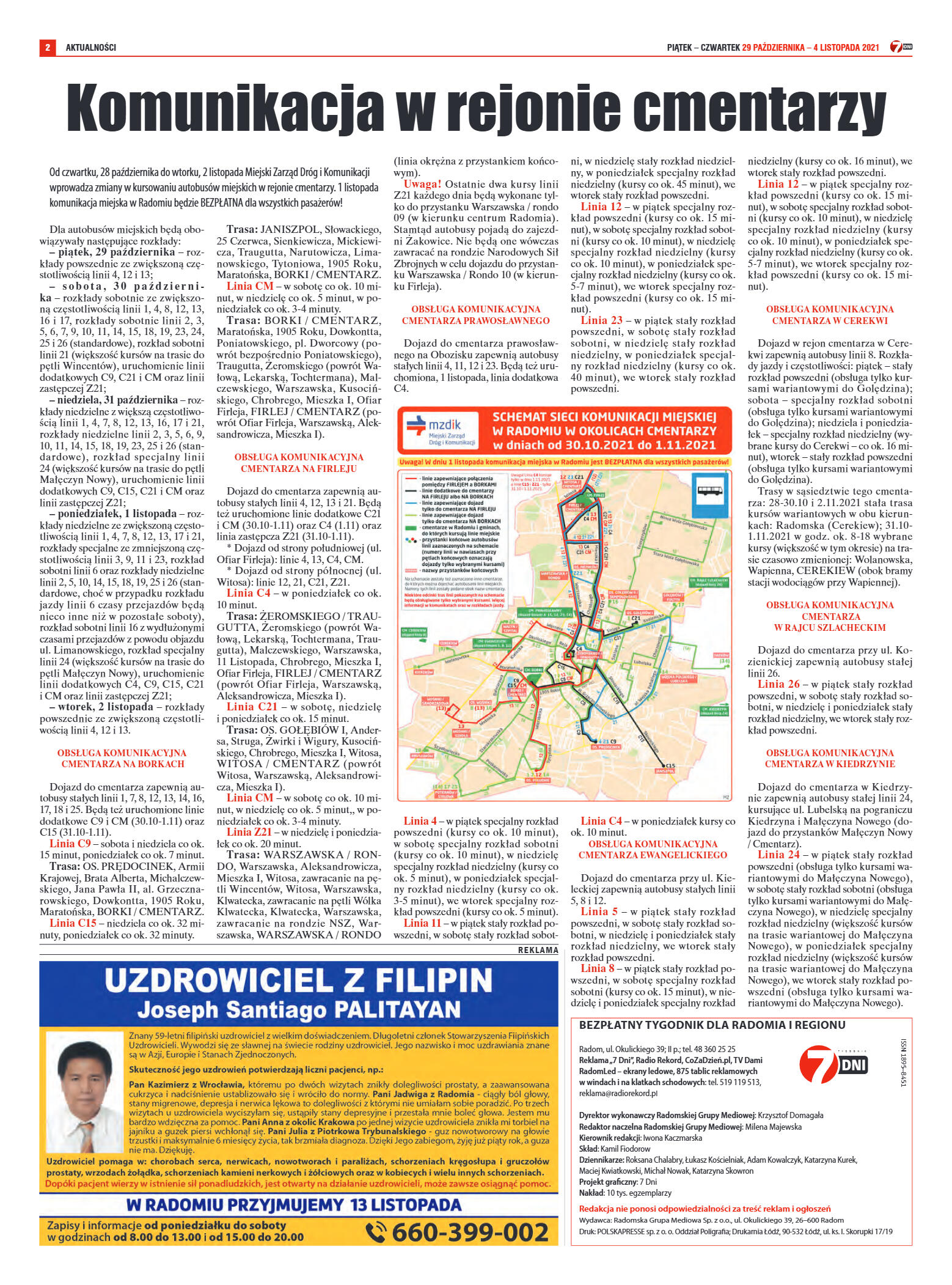 Tygodnik "7 Dni" nr 790 z dn. 29.10.2021 r. - strona 2