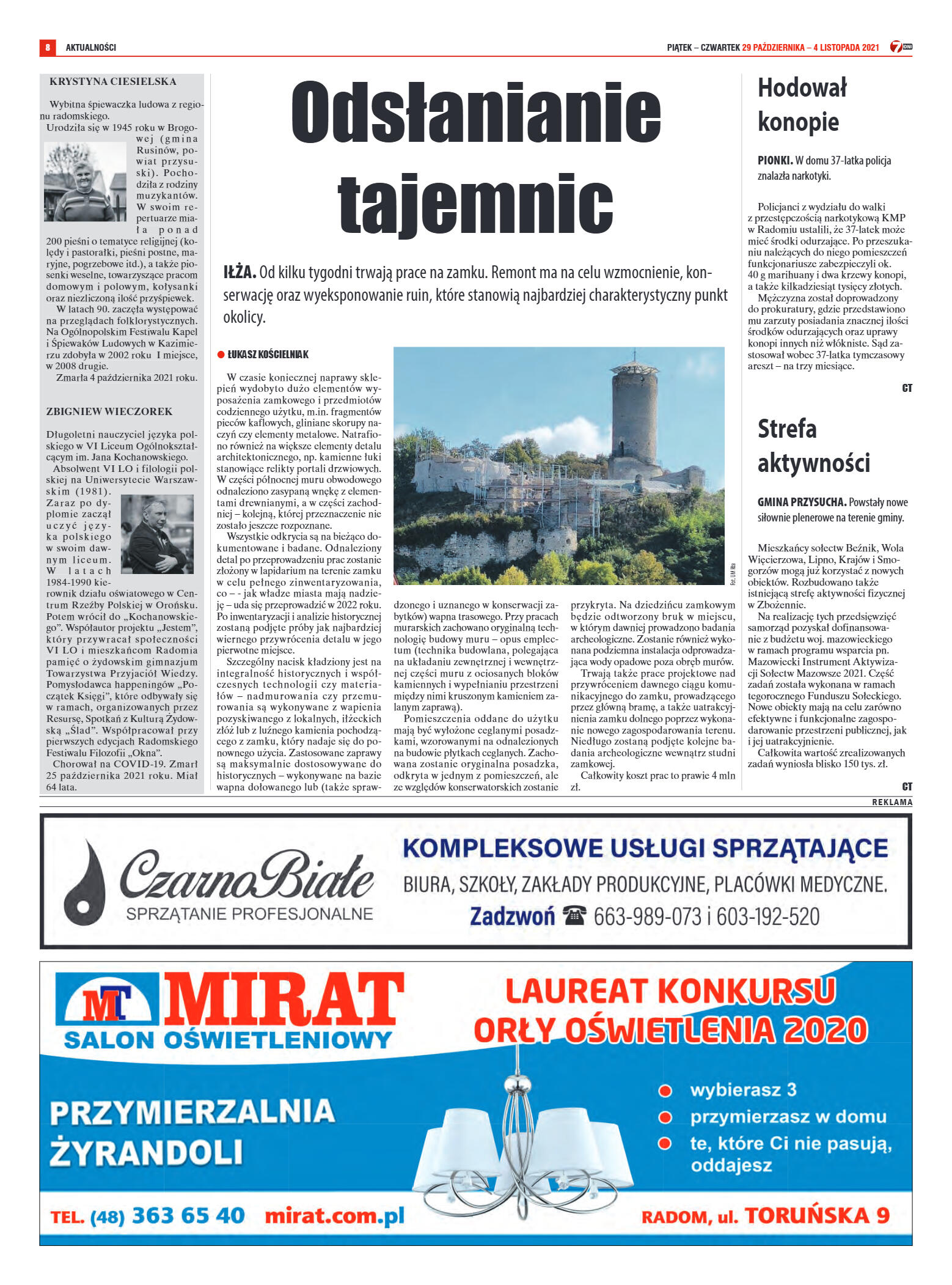 Tygodnik "7 Dni" nr 790 z dn. 29.10.2021 r. - strona 8