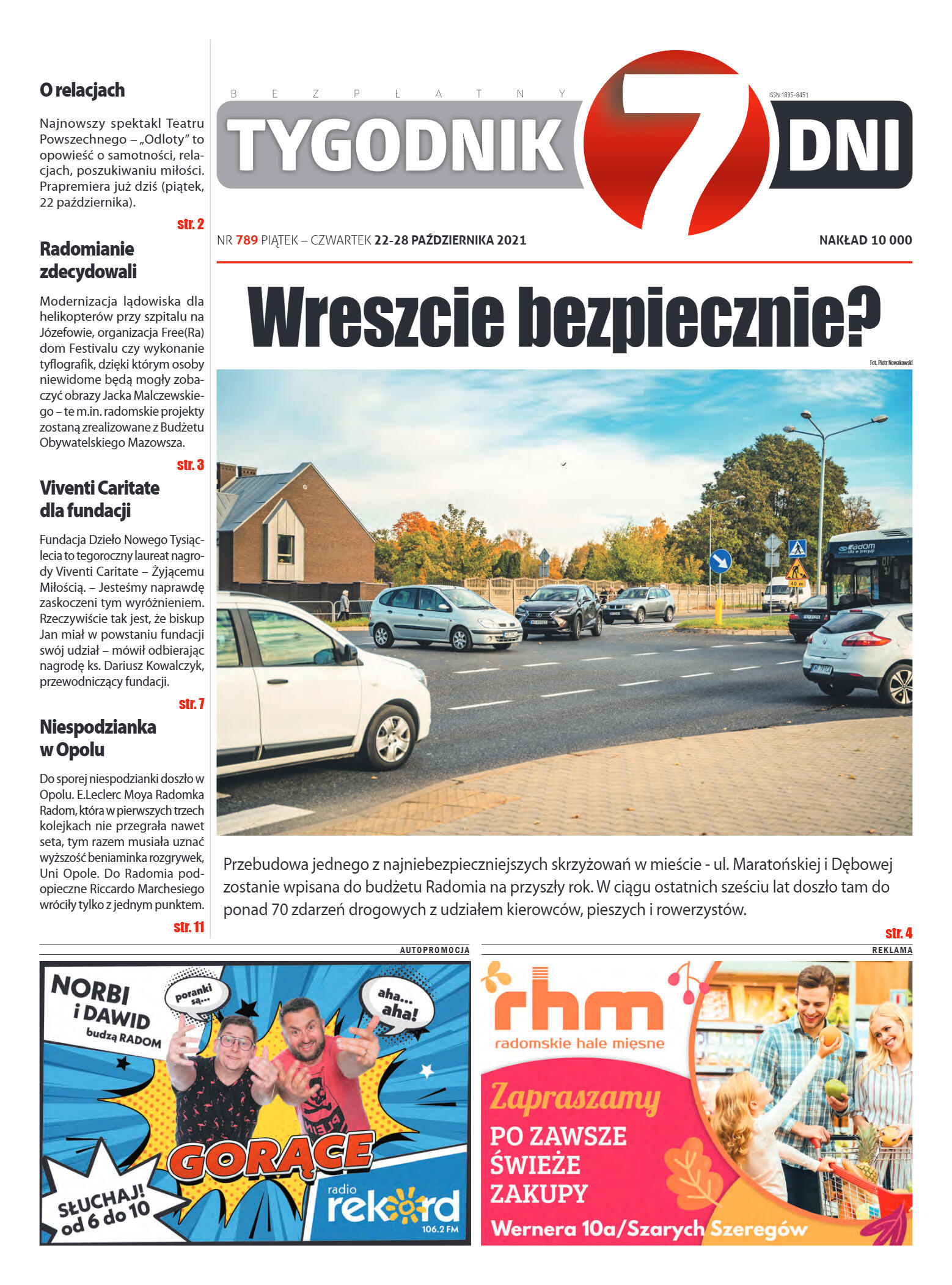 Tygodnik "7 Dni" nr 789 z dn. 22.10.2021 r. - strona 1