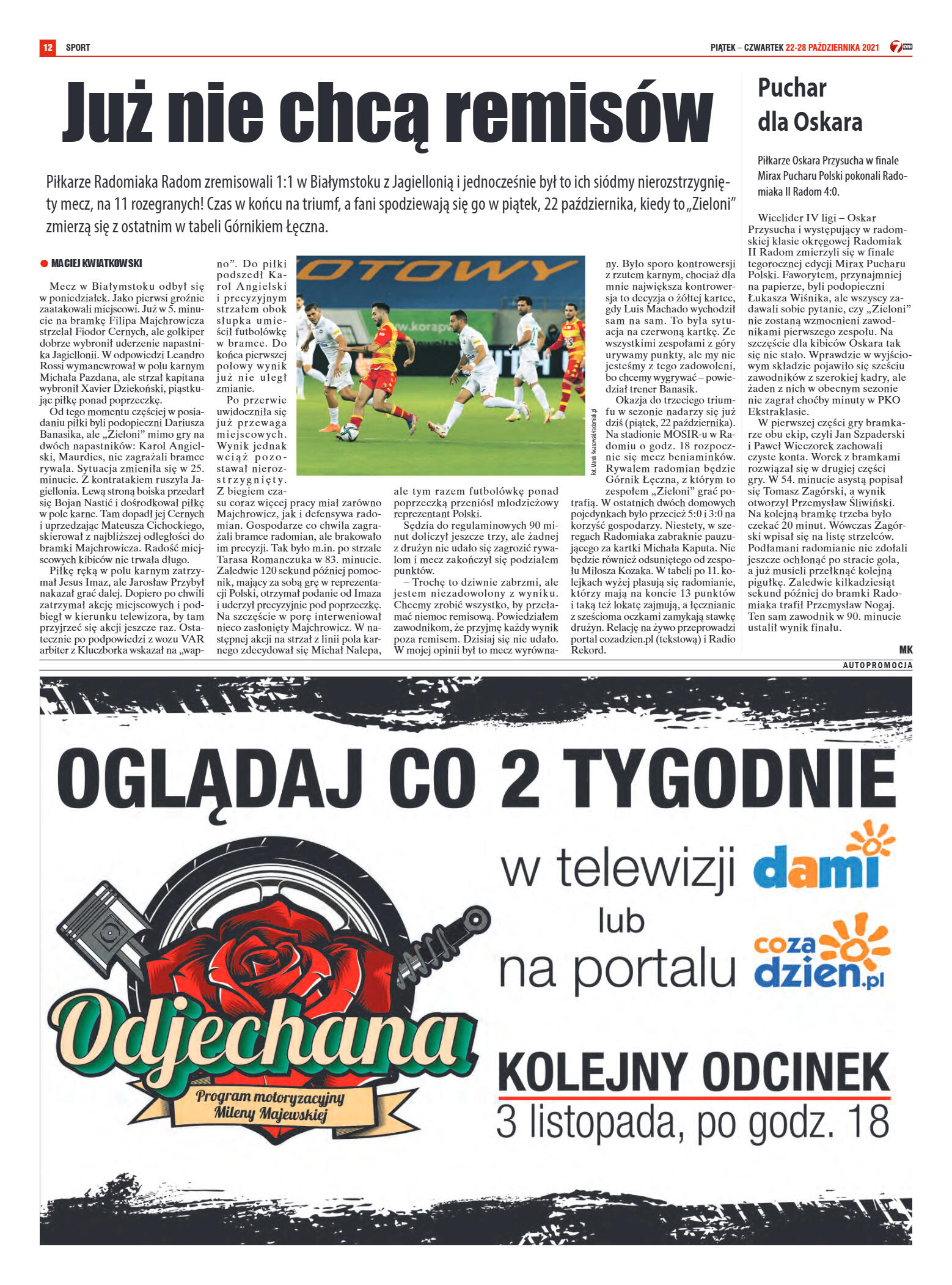 Tygodnik "7 Dni" nr 789 z dn. 22.10.2021 r. - strona 12