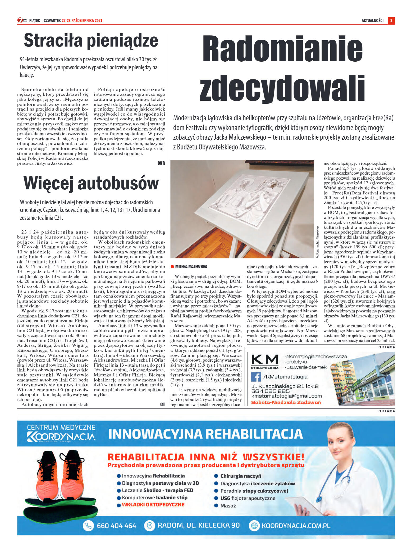 Tygodnik "7 Dni" nr 789 z dn. 22.10.2021 r. - strona 3