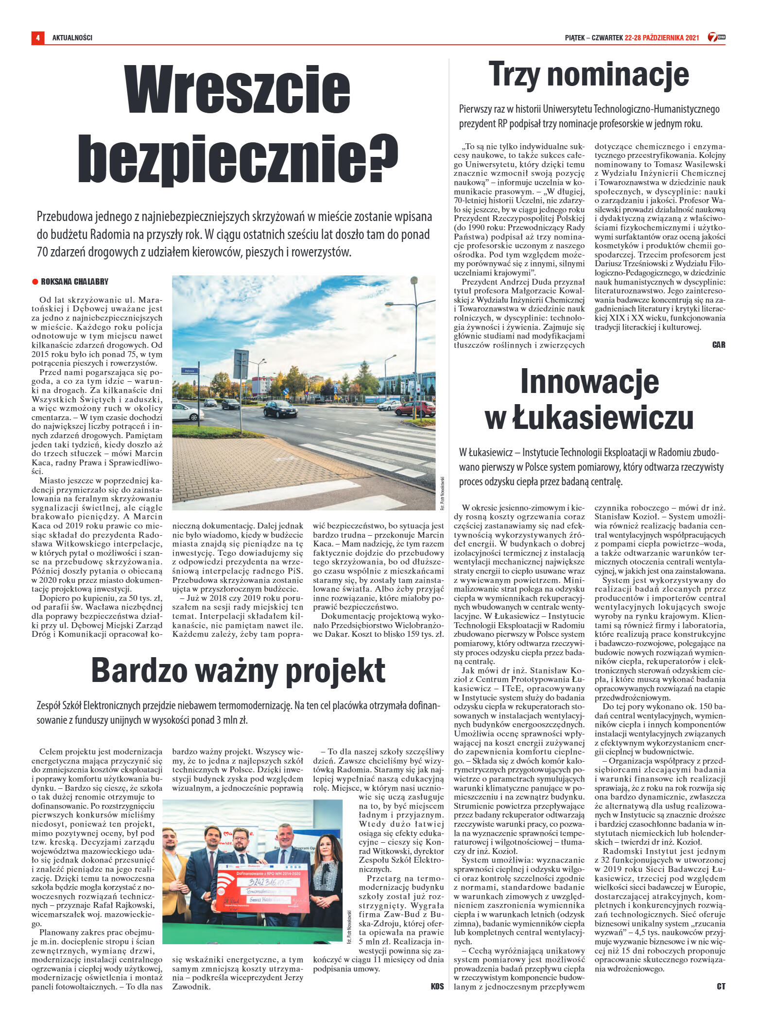 Tygodnik "7 Dni" nr 789 z dn. 22.10.2021 r. - strona 4