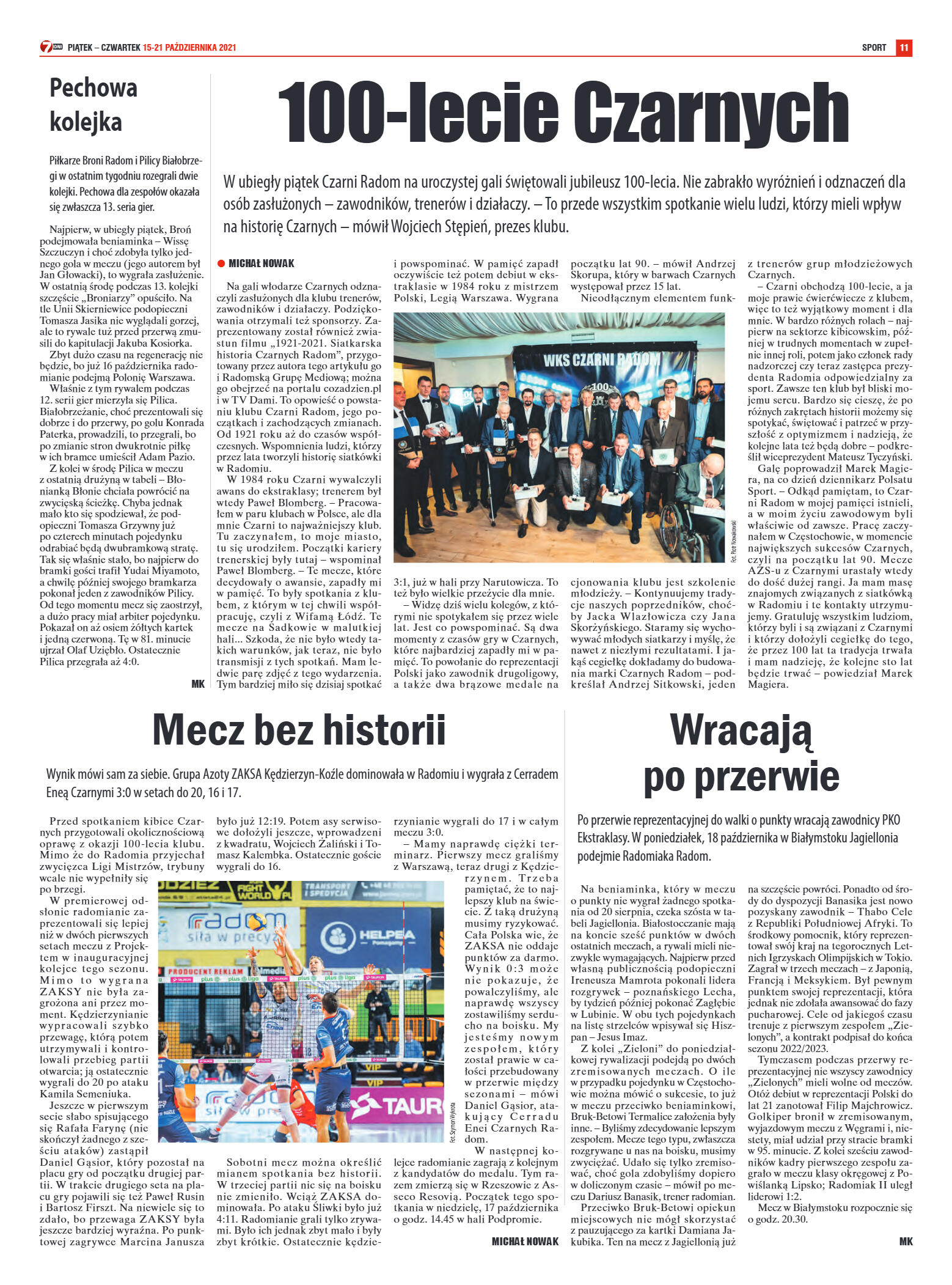 Tygodnik "7 Dni" nr 788 z dn. 15.10.2021 r. - strona 11