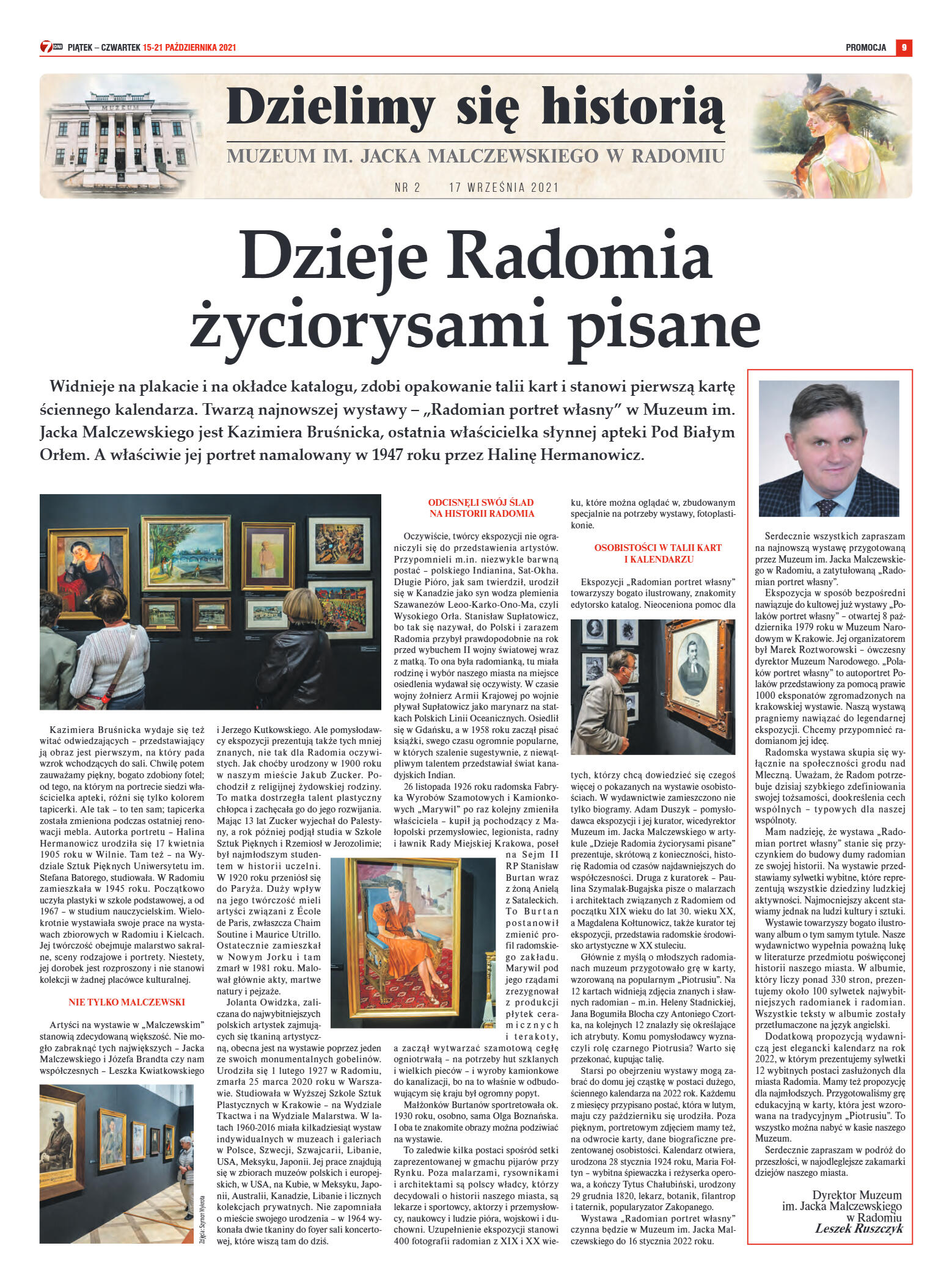 Tygodnik "7 Dni" nr 788 z dn. 15.10.2021 r. - strona 9