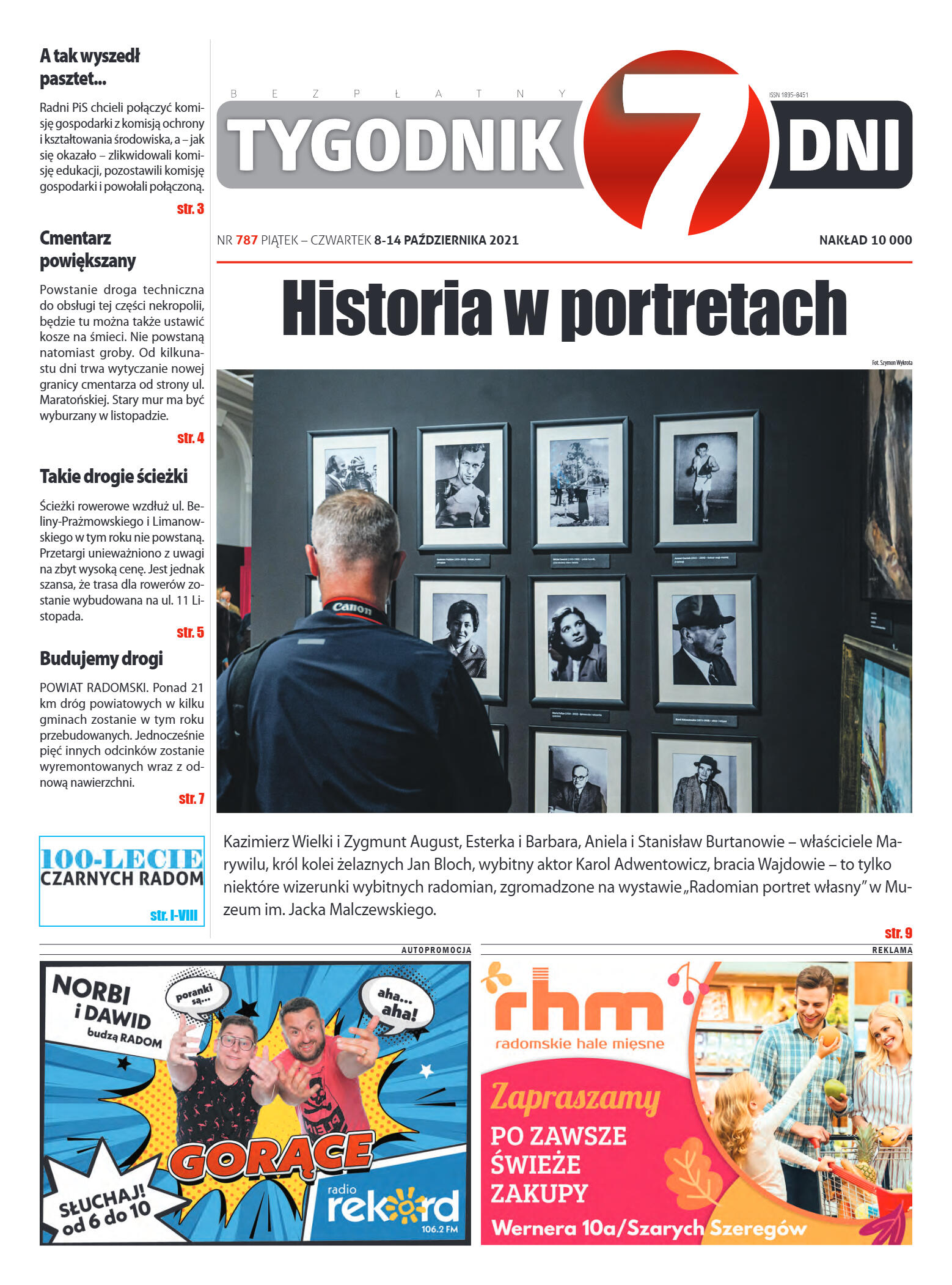 Tygodnik "7 Dni" nr 787 z dn. 8.10.2021 r. - strona 1