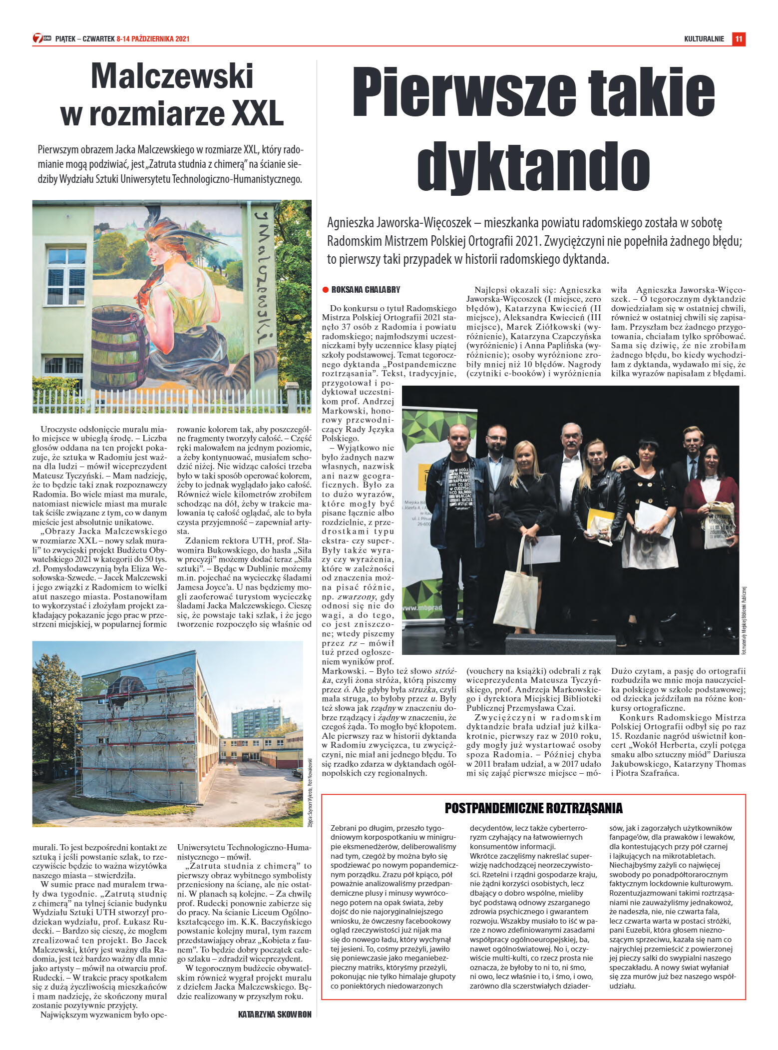 Tygodnik "7 Dni" nr 787 z dn. 8.10.2021 r. - strona 19