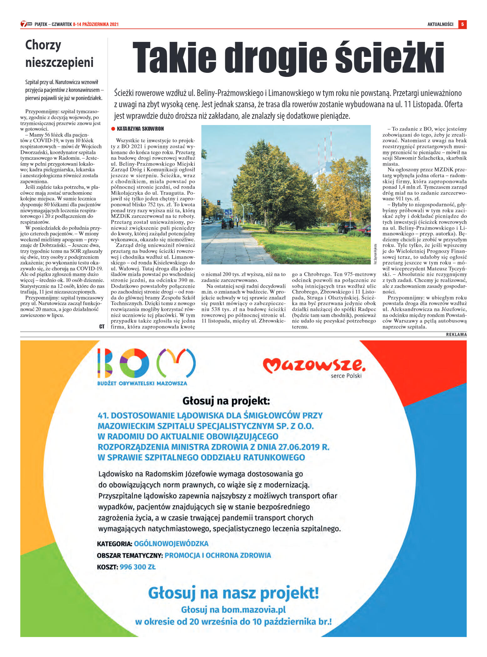 Tygodnik "7 Dni" nr 787 z dn. 8.10.2021 r. - strona 5