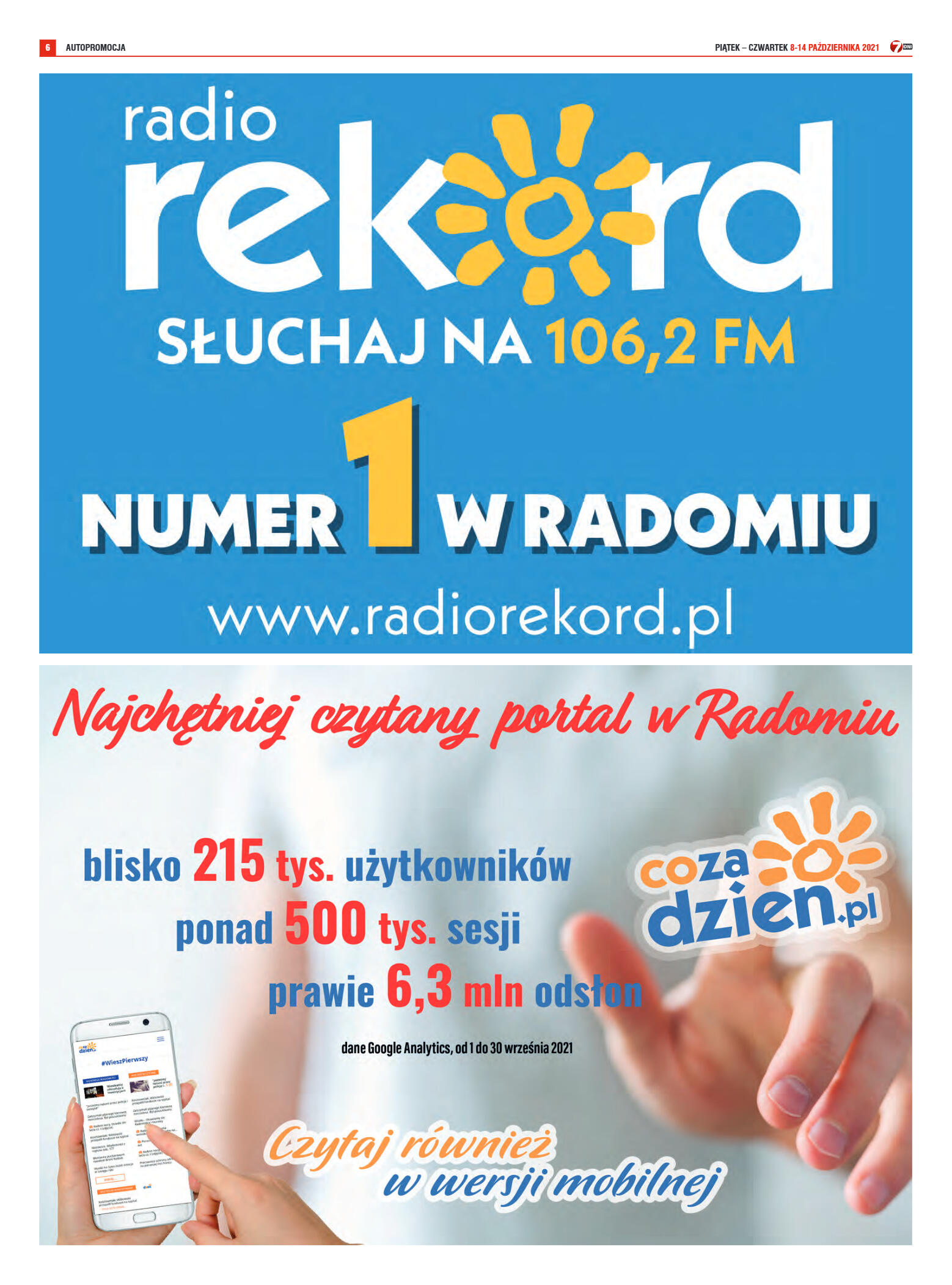 Tygodnik "7 Dni" nr 787 z dn. 8.10.2021 r. - strona 6