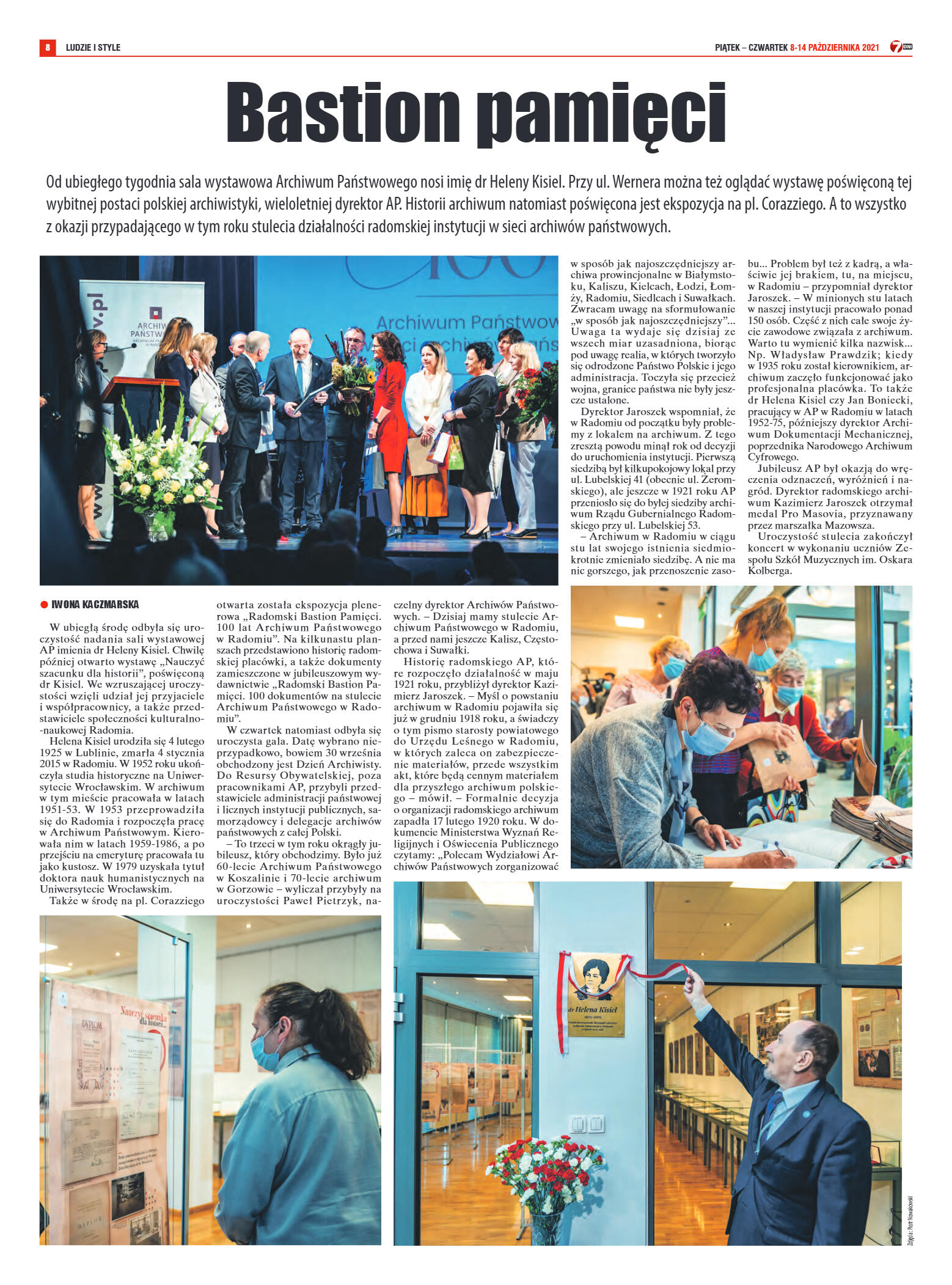 Tygodnik "7 Dni" nr 787 z dn. 8.10.2021 r. - strona 8