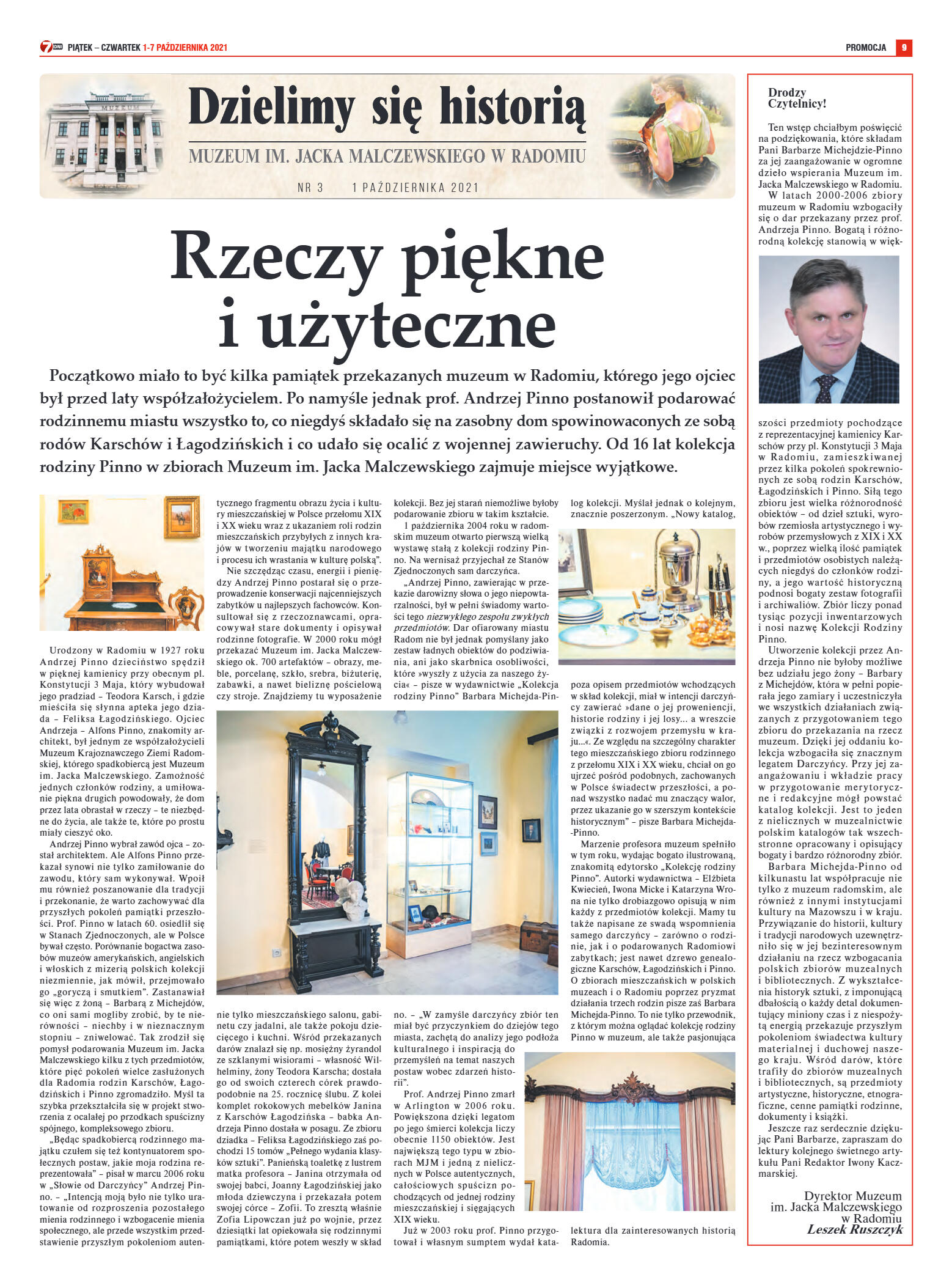 Tygodnik "7 Dni" nr 786 z dn. 01.10.2021 r. - strona 13