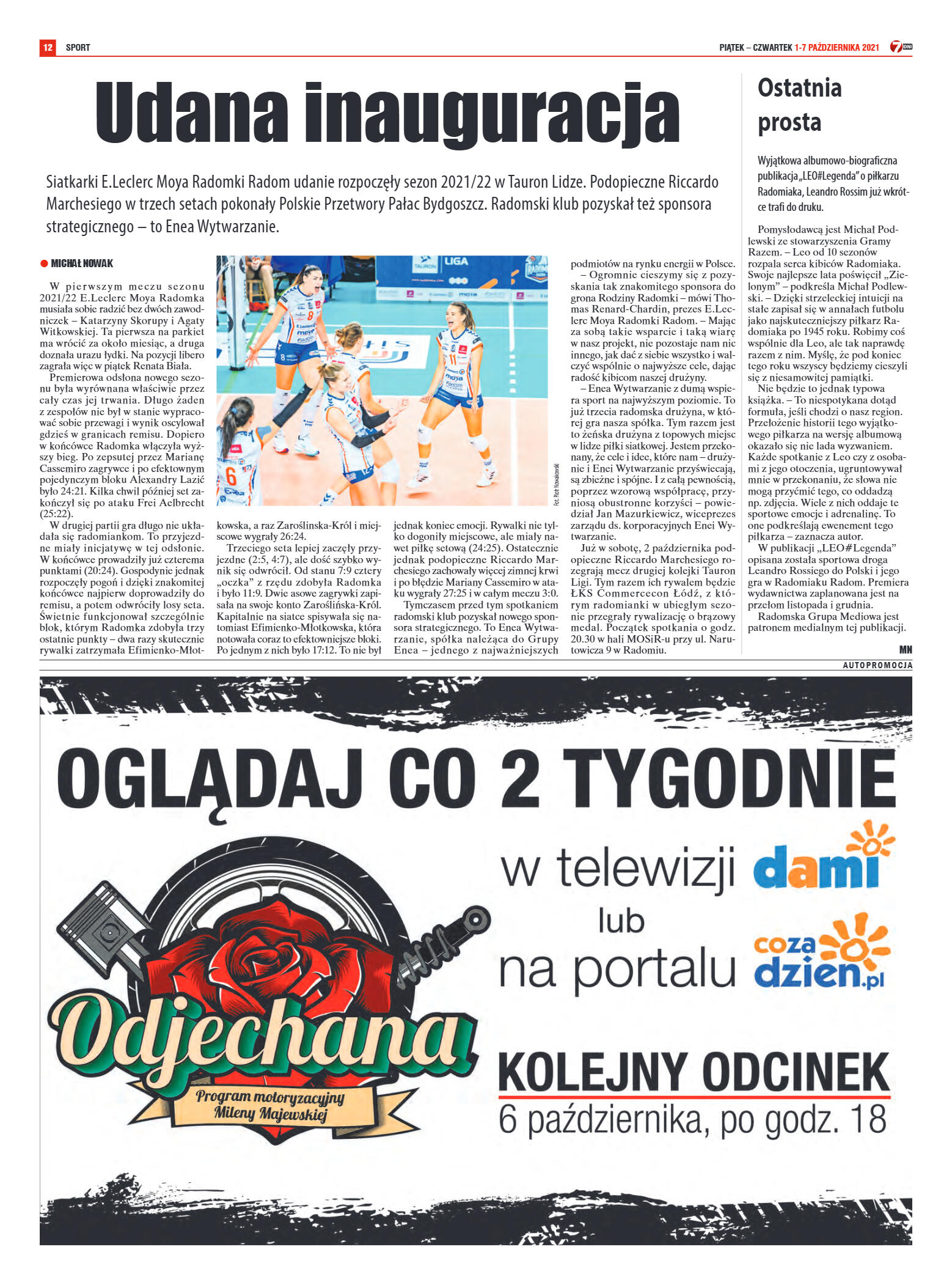 Tygodnik "7 Dni" nr 786 z dn. 01.10.2021 r. - strona 16