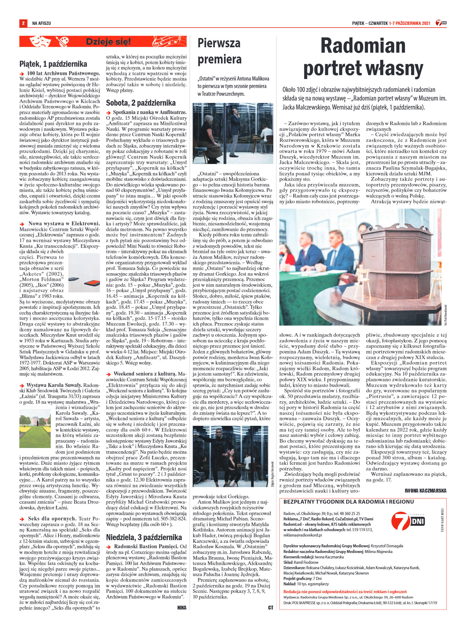 Tygodnik "7 Dni" nr 786 z dn. 01.10.2021 r. - strona 2