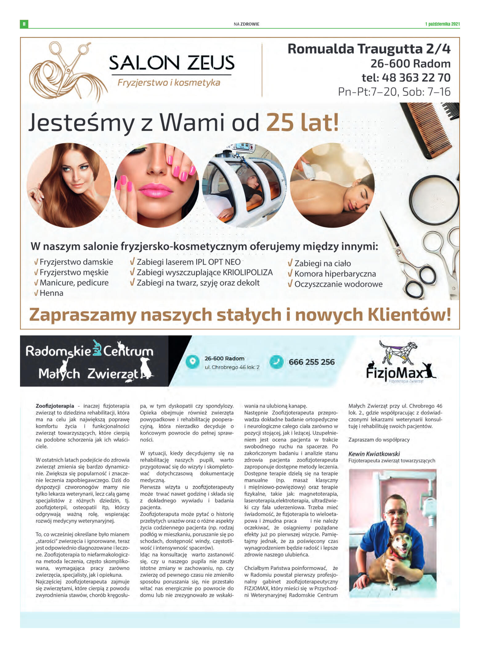 Tygodnik "7 Dni" nr 786 z dn. 01.10.2021 r. - strona 8