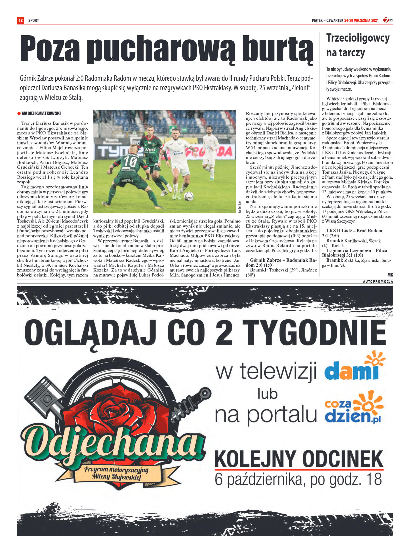 Tygodnik "7 Dni" nr 785 z dn. 24.09.2021 r. - strona 12