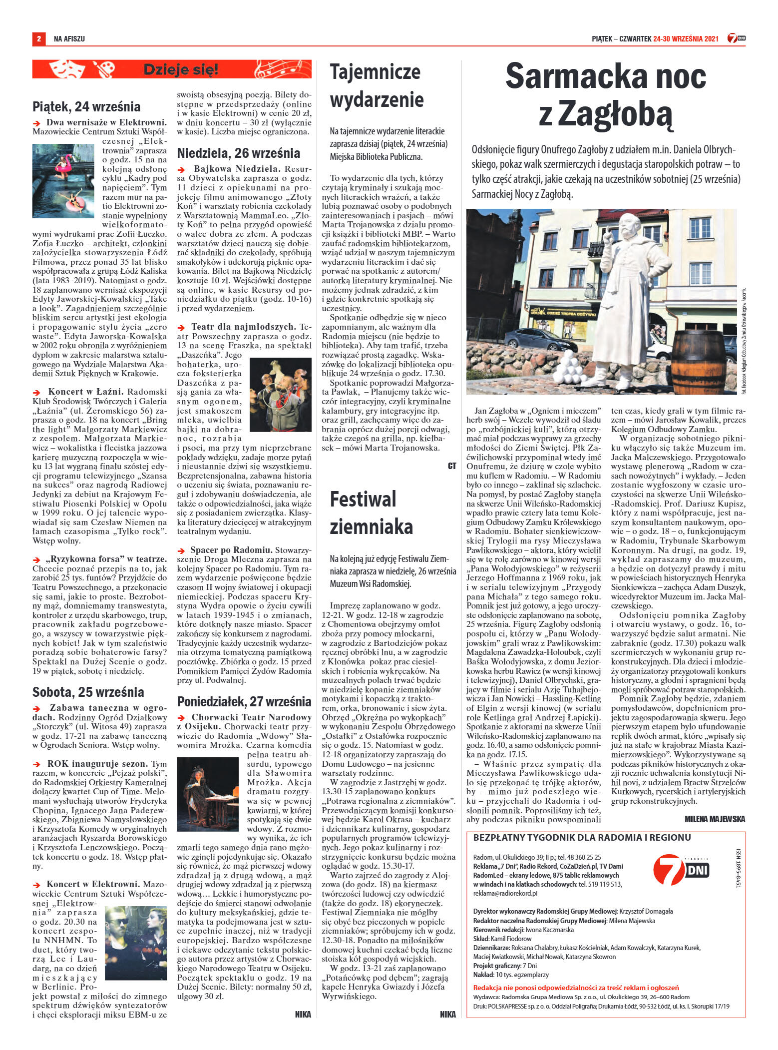 Tygodnik "7 Dni" nr 785 z dn. 24.09.2021 r. - strona 2