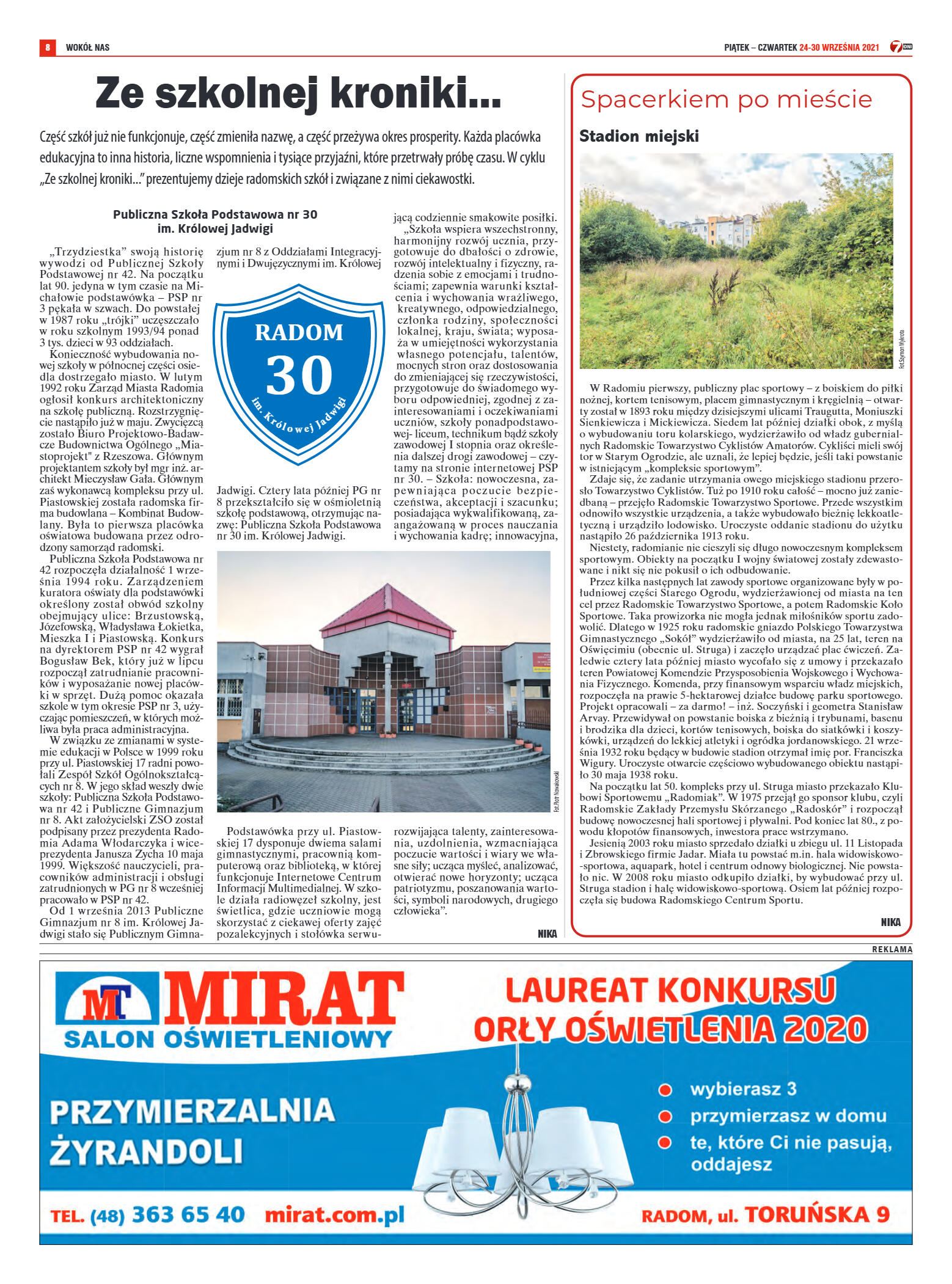 Tygodnik "7 Dni" nr 785 z dn. 24.09.2021 r. - strona 8