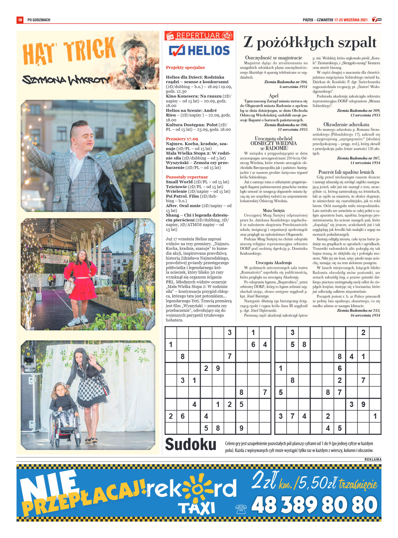 Tygodnik "7 Dni" nr 784 z dn. 17.09.2021 r. - strona 10