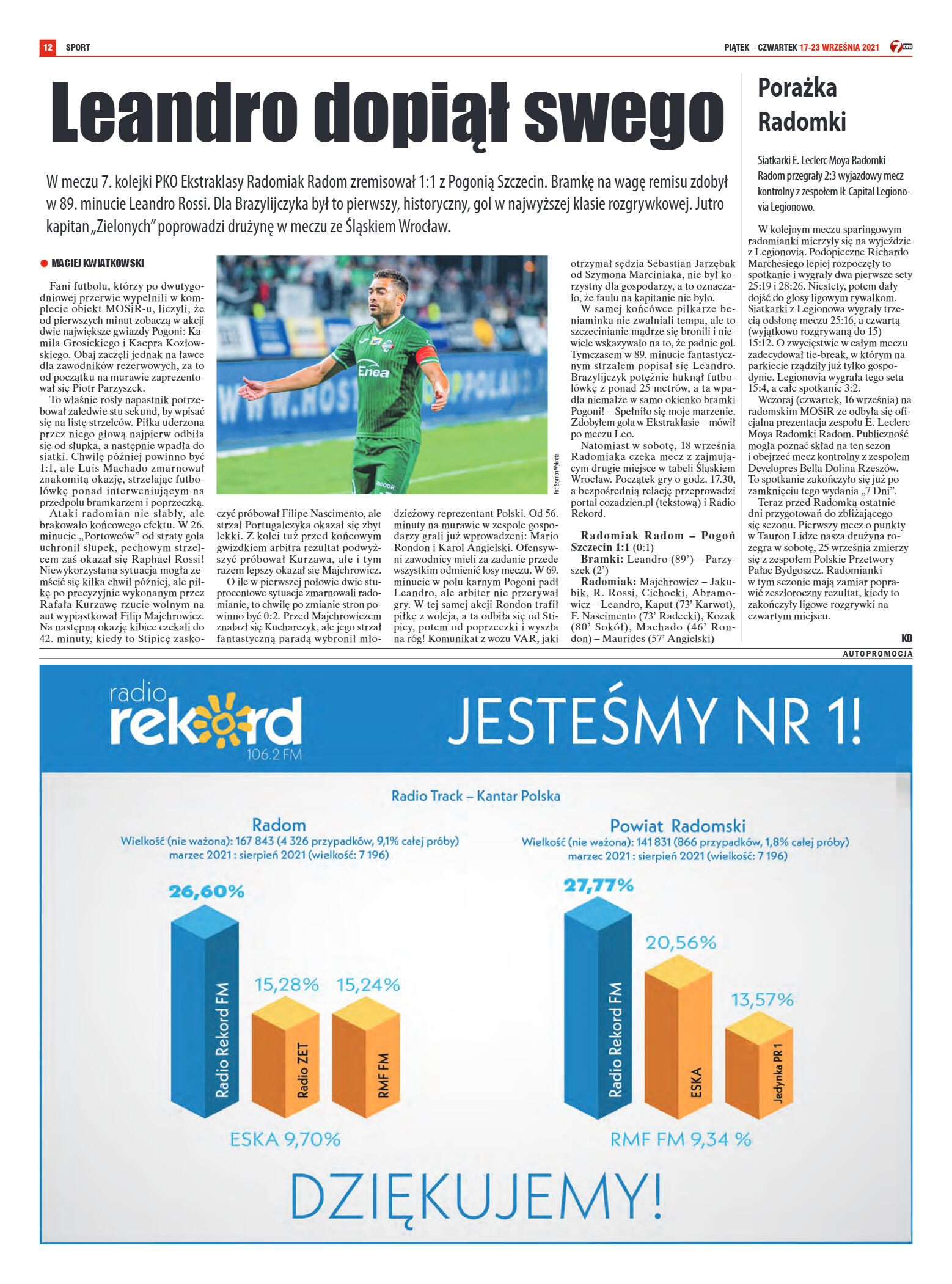 Tygodnik "7 Dni" nr 784 z dn. 17.09.2021 r. - strona 12