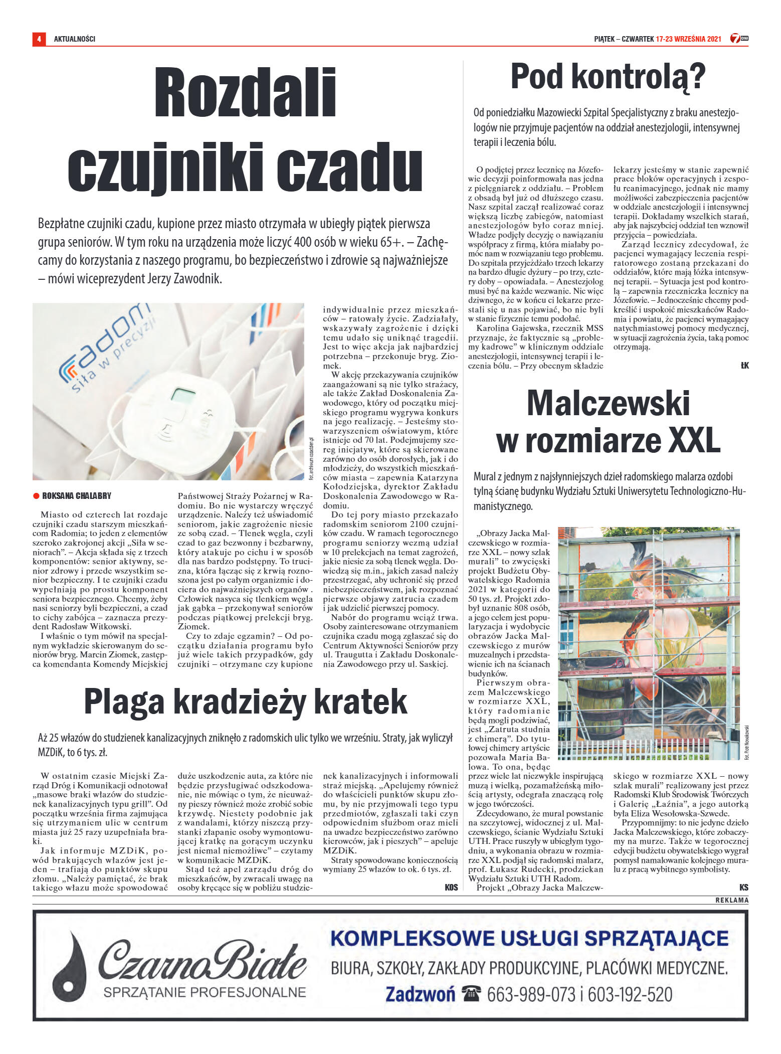 Tygodnik "7 Dni" nr 784 z dn. 17.09.2021 r. - strona 4