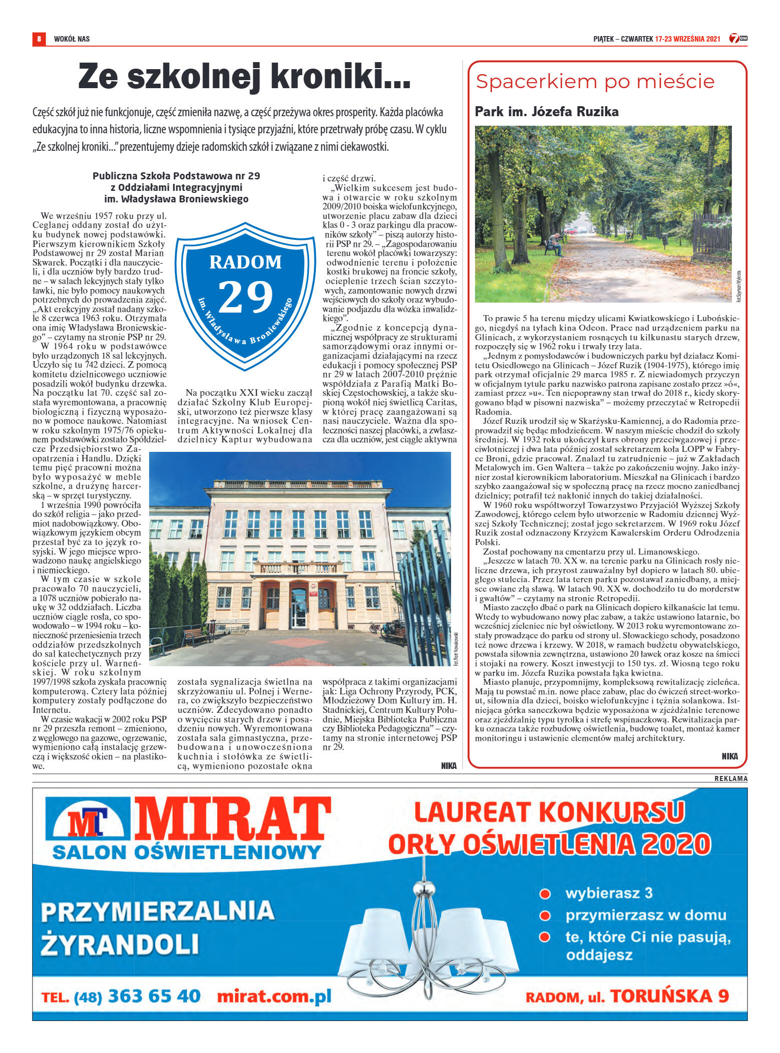 Tygodnik "7 Dni" nr 784 z dn. 17.09.2021 r. - strona 8