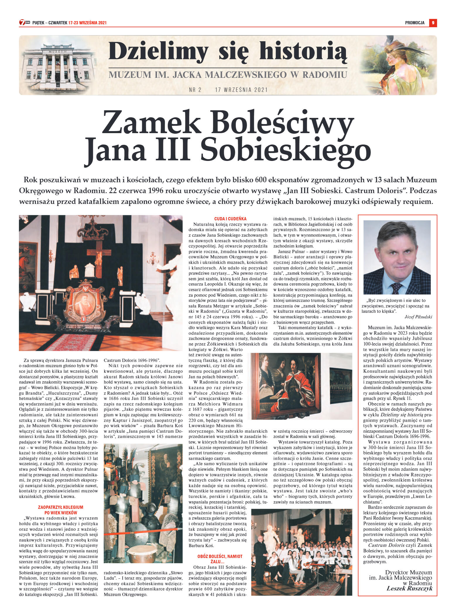 Tygodnik "7 Dni" nr 784 z dn. 17.09.2021 r. - strona 9