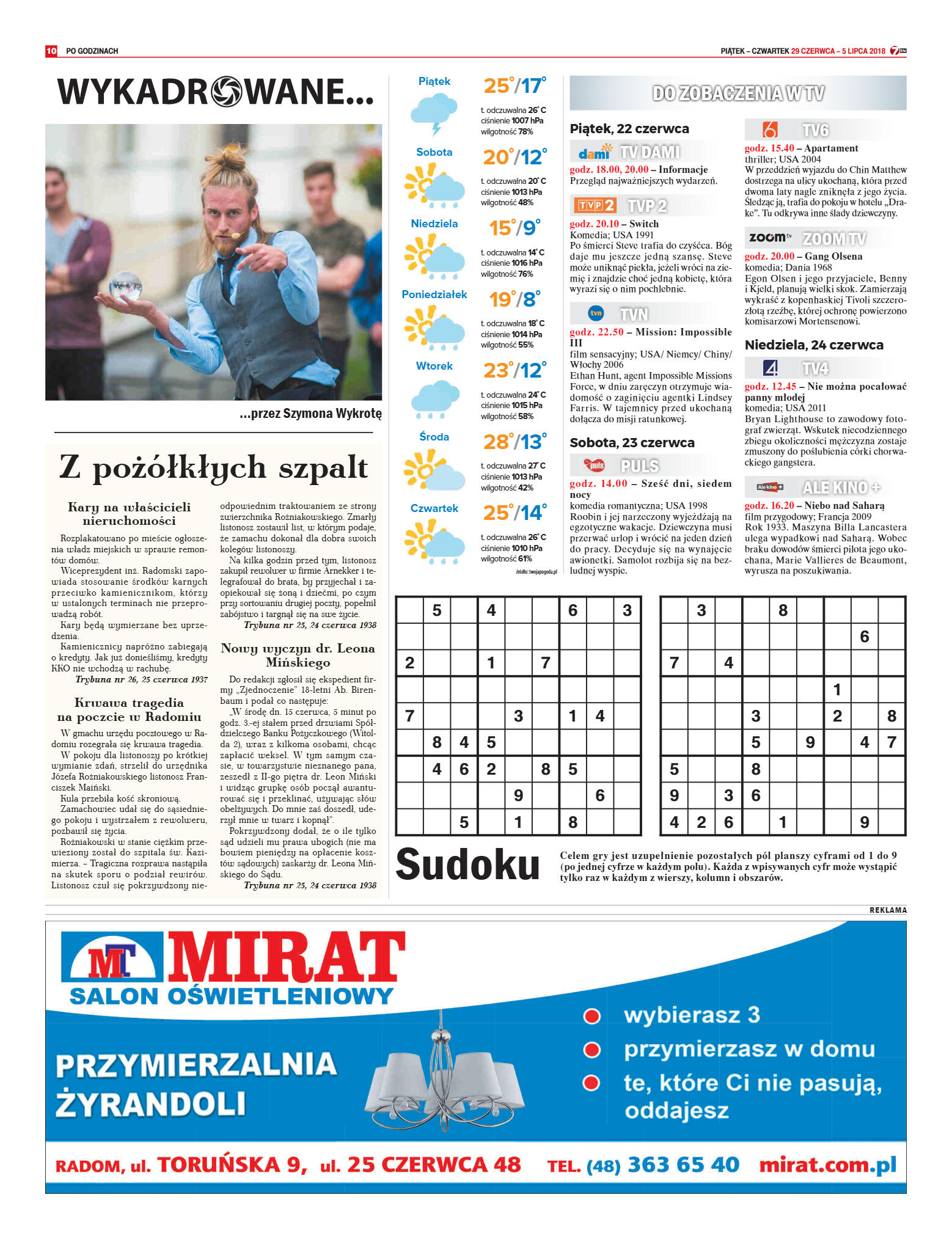 Tygodnik "7 Dni" nr 641 z dn. 29.06.2018 - strona 10