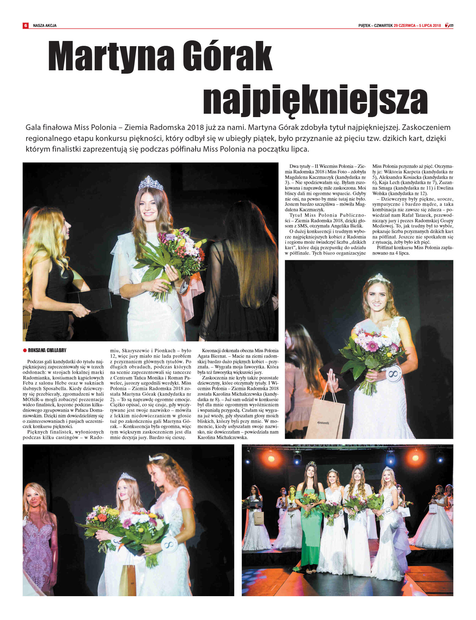 Tygodnik "7 Dni" nr 641 z dn. 29.06.2018 - strona 6