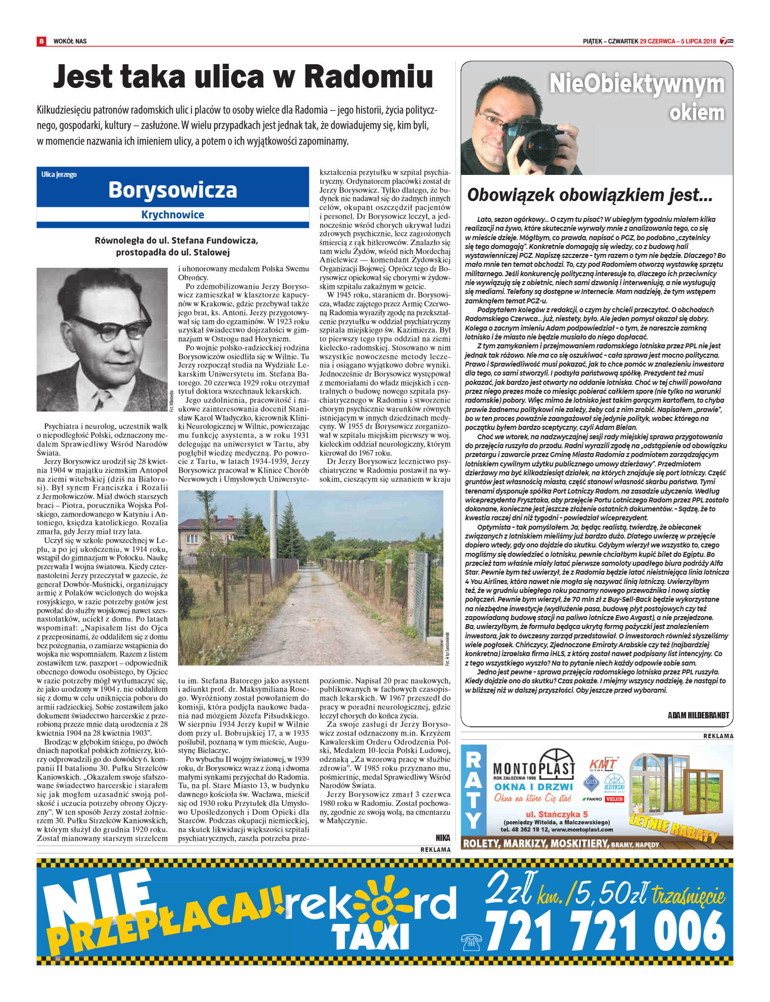 Tygodnik "7 Dni" nr 641 z dn. 29.06.2018 - strona 8