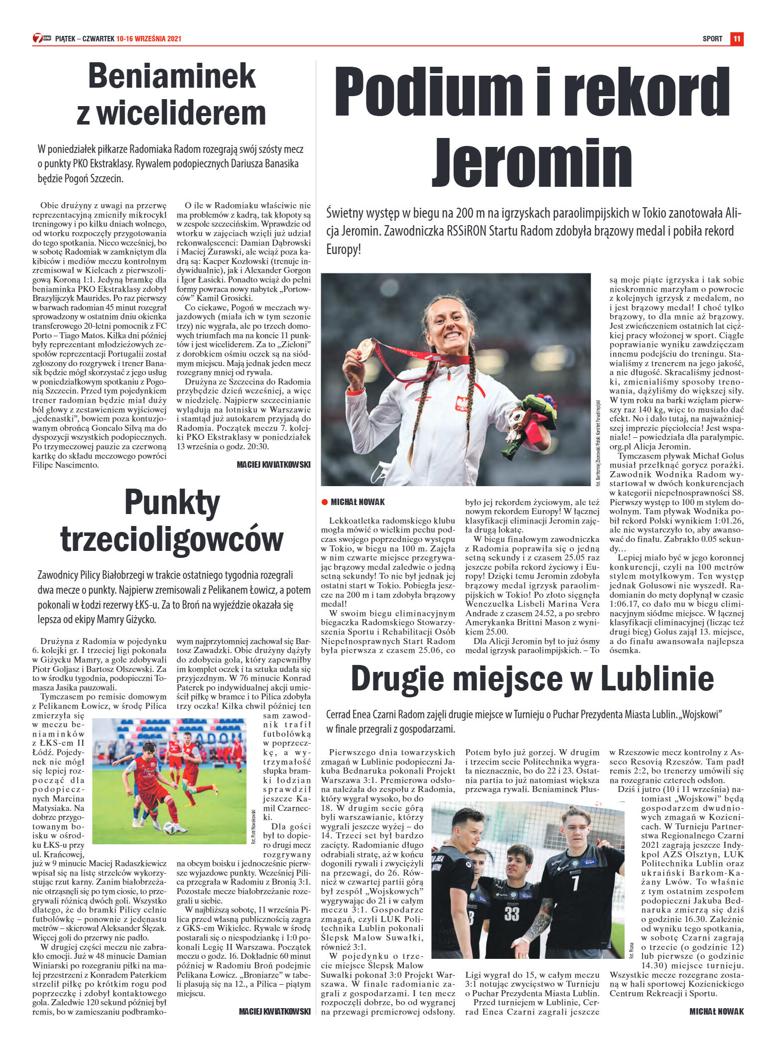 Tygodnik "7 Dni" nr 783 z dn. 10.09.2021 r. - strona 11