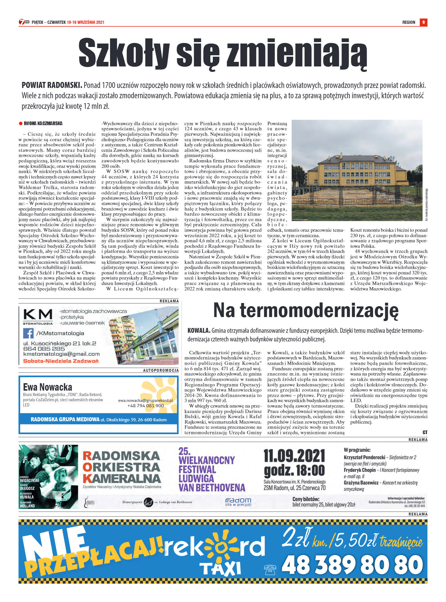 Tygodnik "7 Dni" nr 783 z dn. 10.09.2021 r. - strona 9