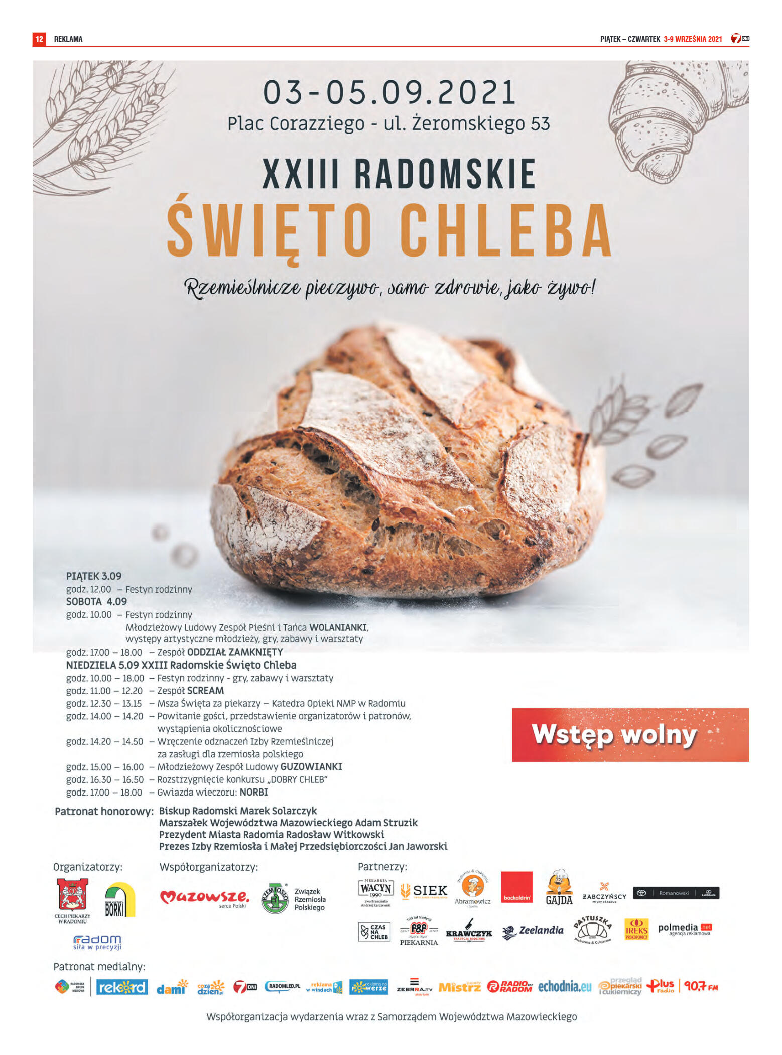 Tygodnik "7 Dni" nr 782 z dn. 03.09.2021 r. - strona 12