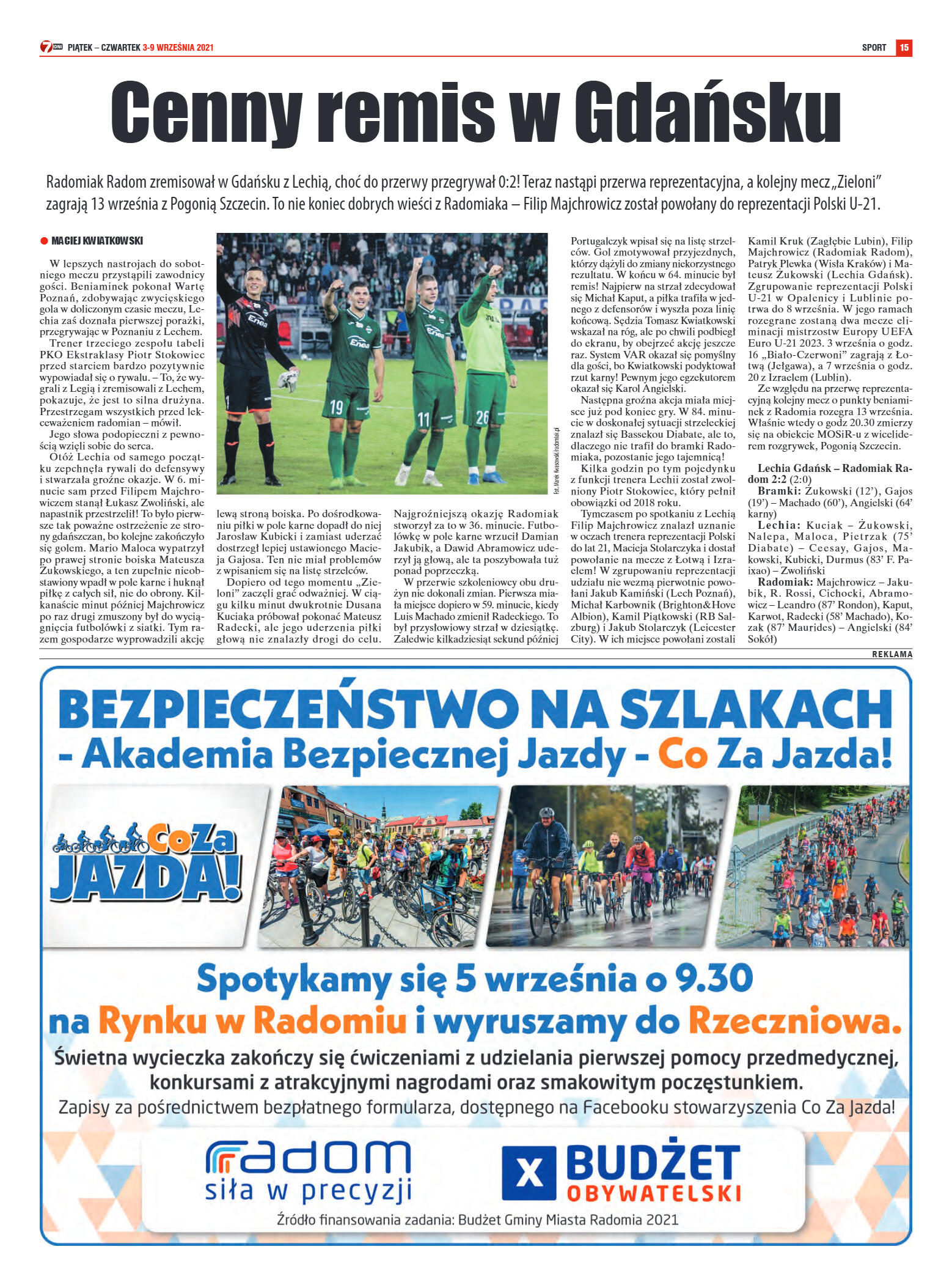 Tygodnik "7 Dni" nr 782 z dn. 03.09.2021 r. - strona 15