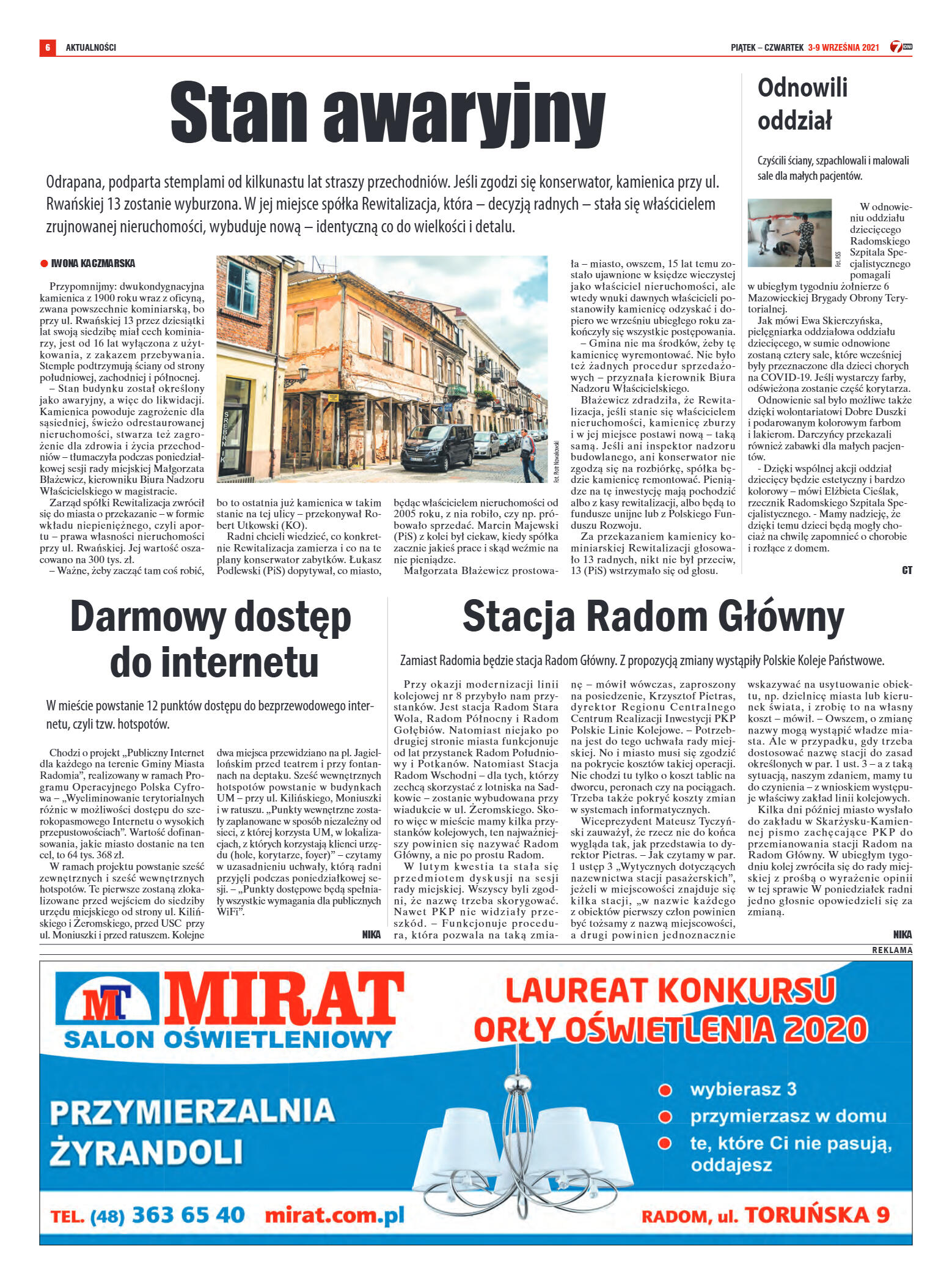 Tygodnik "7 Dni" nr 782 z dn. 03.09.2021 r. - strona 6