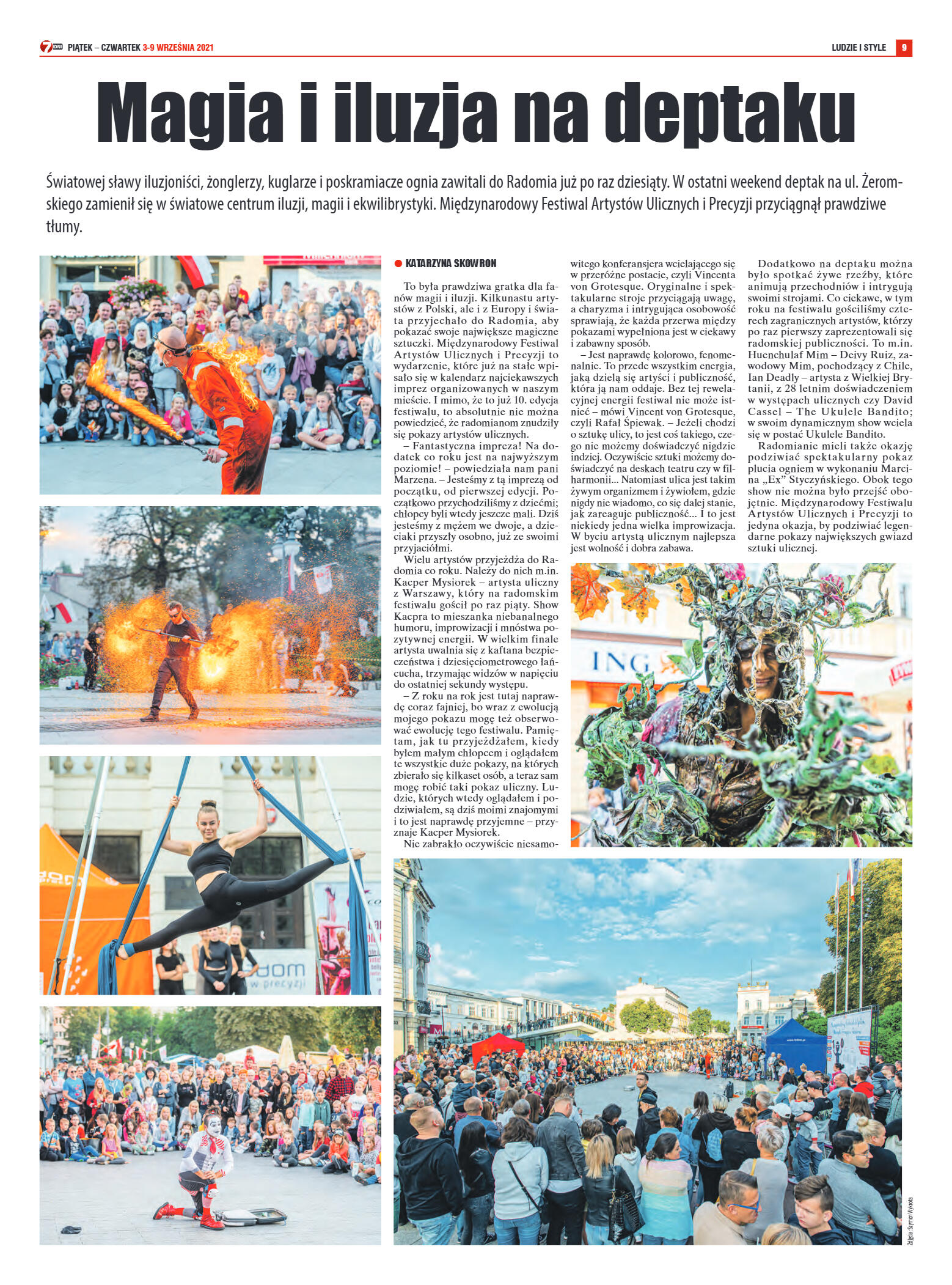 Tygodnik "7 Dni" nr 782 z dn. 03.09.2021 r. - strona 9