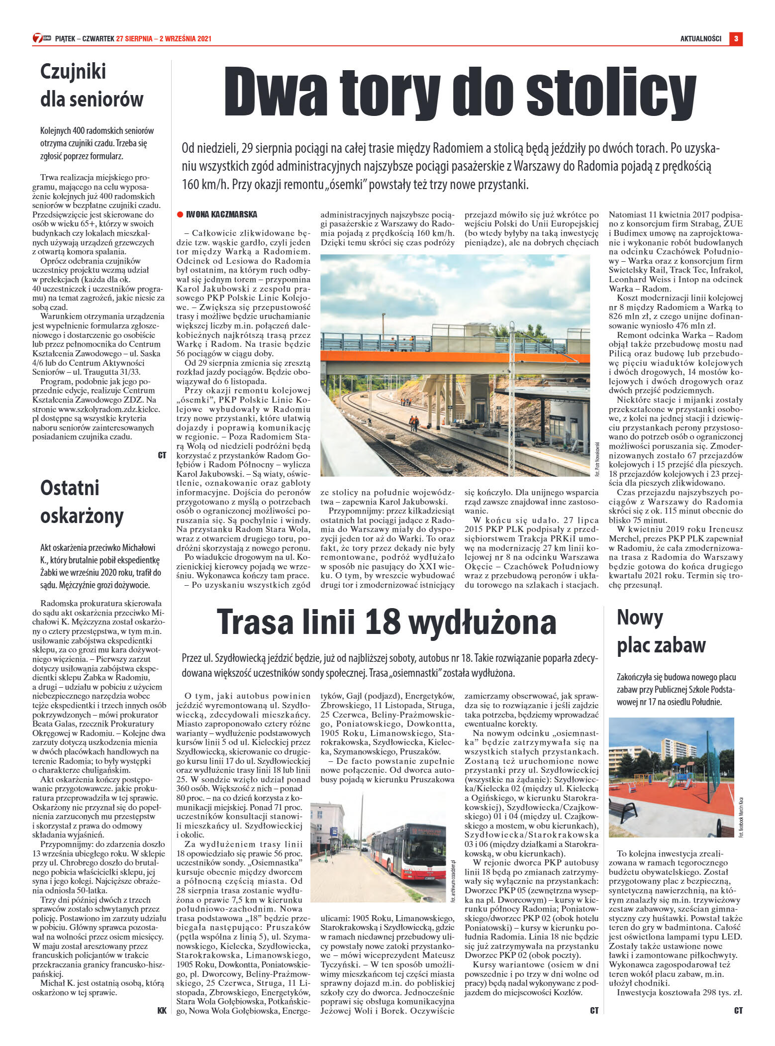 Tygodnik "7 Dni" nr 781 z dn. 27.08.2021 r. - strona 3