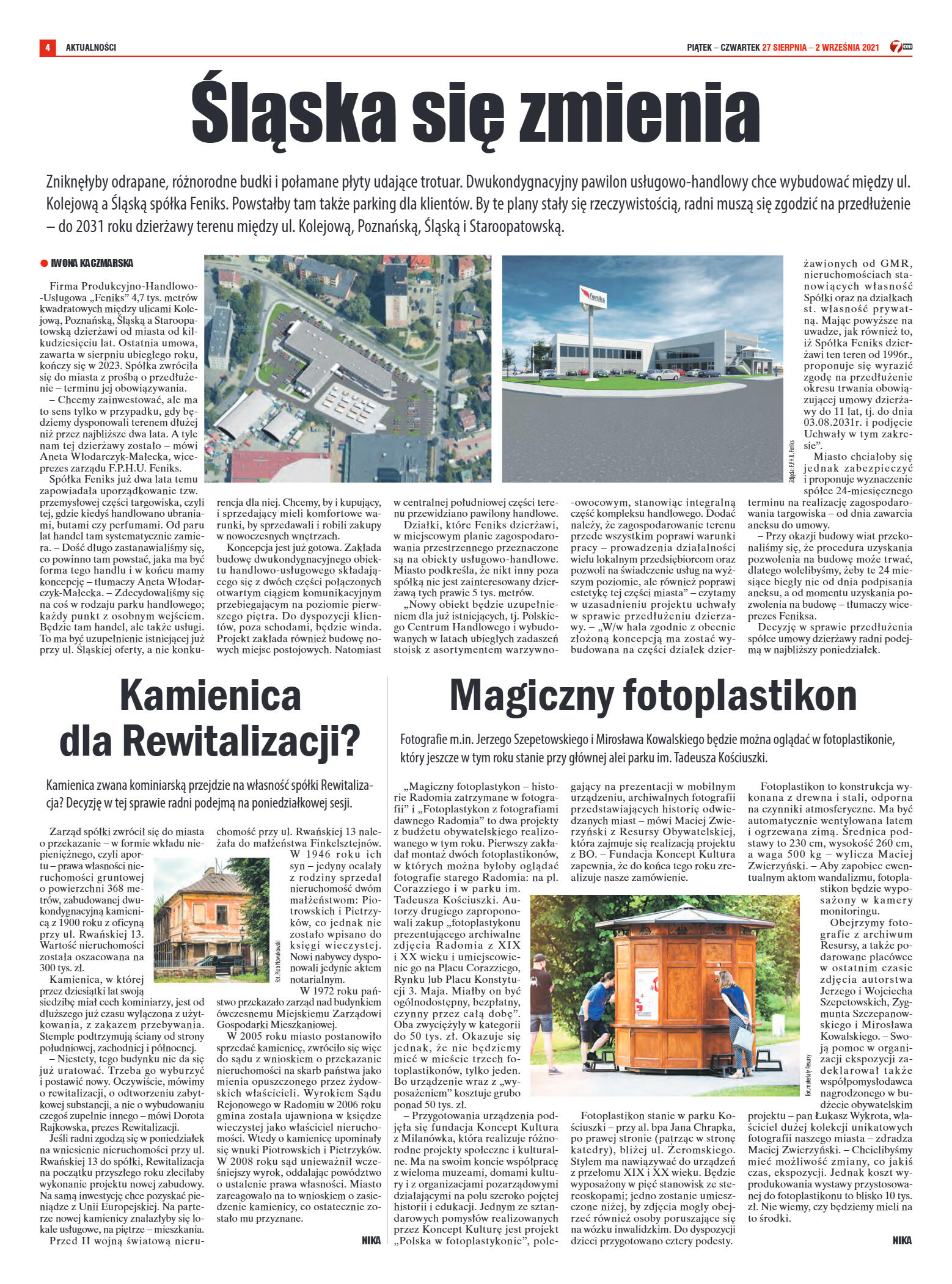 Tygodnik "7 Dni" nr 781 z dn. 27.08.2021 r. - strona 4