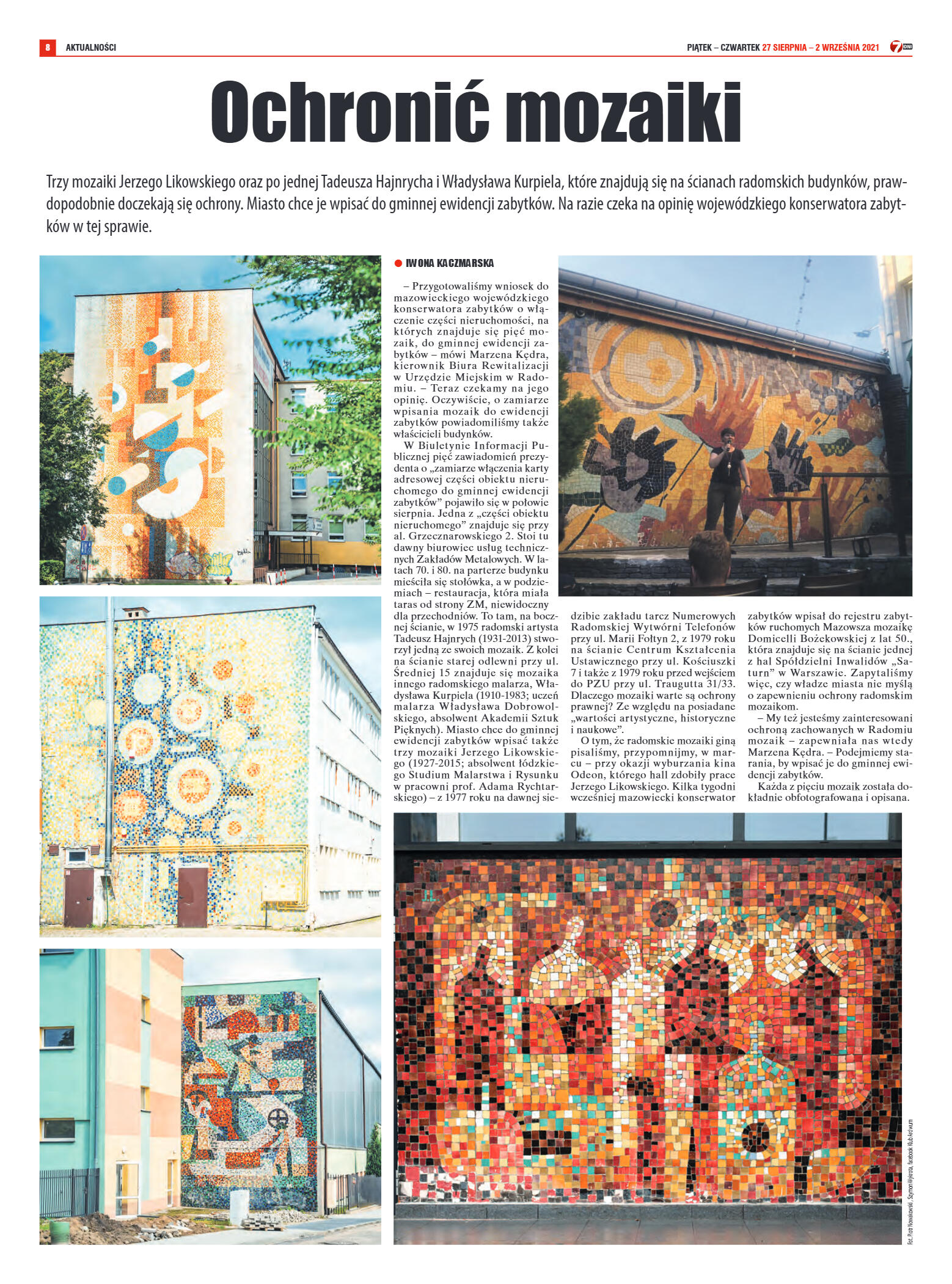 Tygodnik "7 Dni" nr 781 z dn. 27.08.2021 r. - strona 8