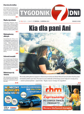 Tygodnik "7 Dni" nr 781 z dn. 27.08.2021 r. - strona 1