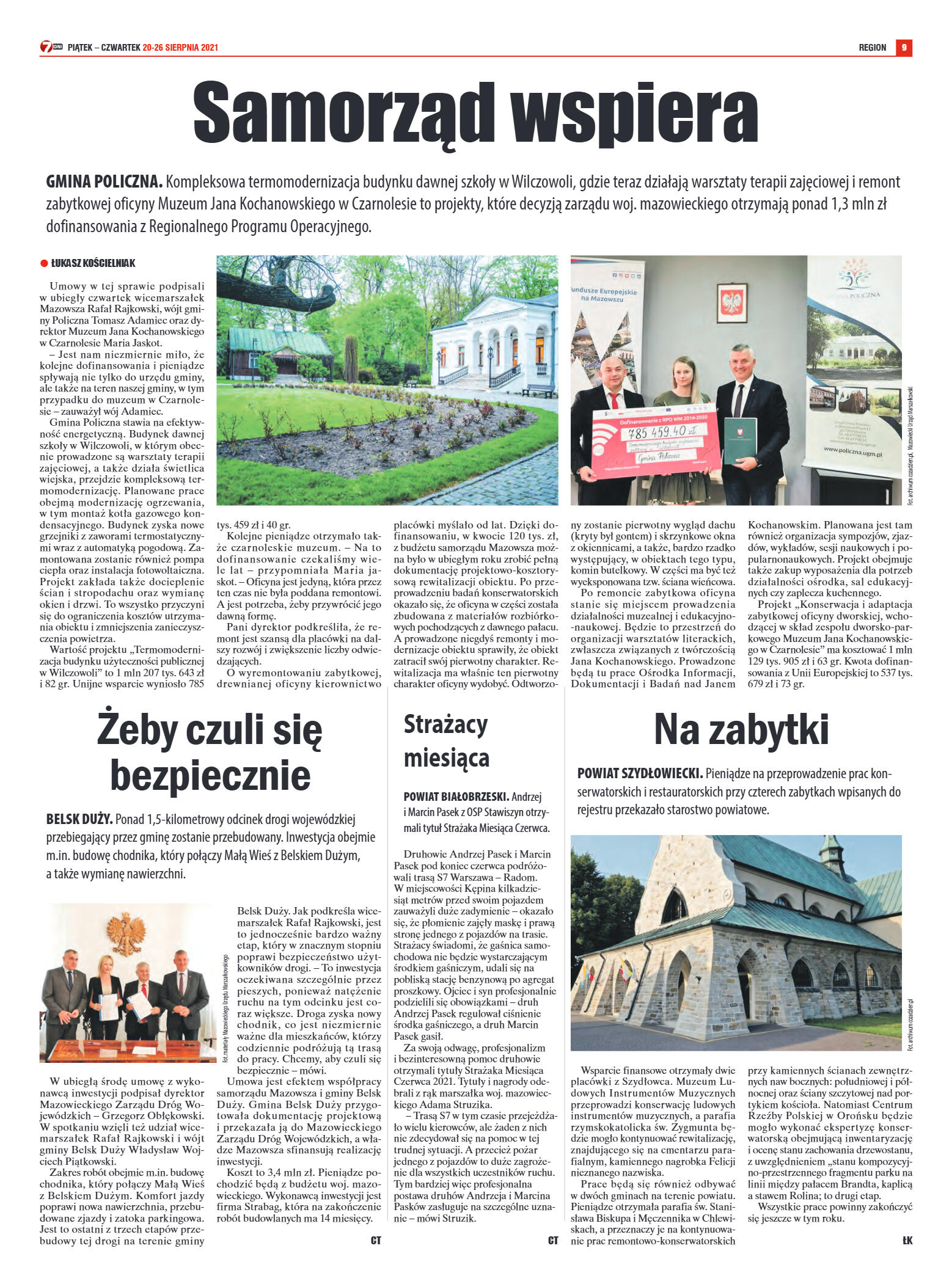 Tygodnik "7 Dni" nr 780 z dn. 20.08.2021 r. - strona 9