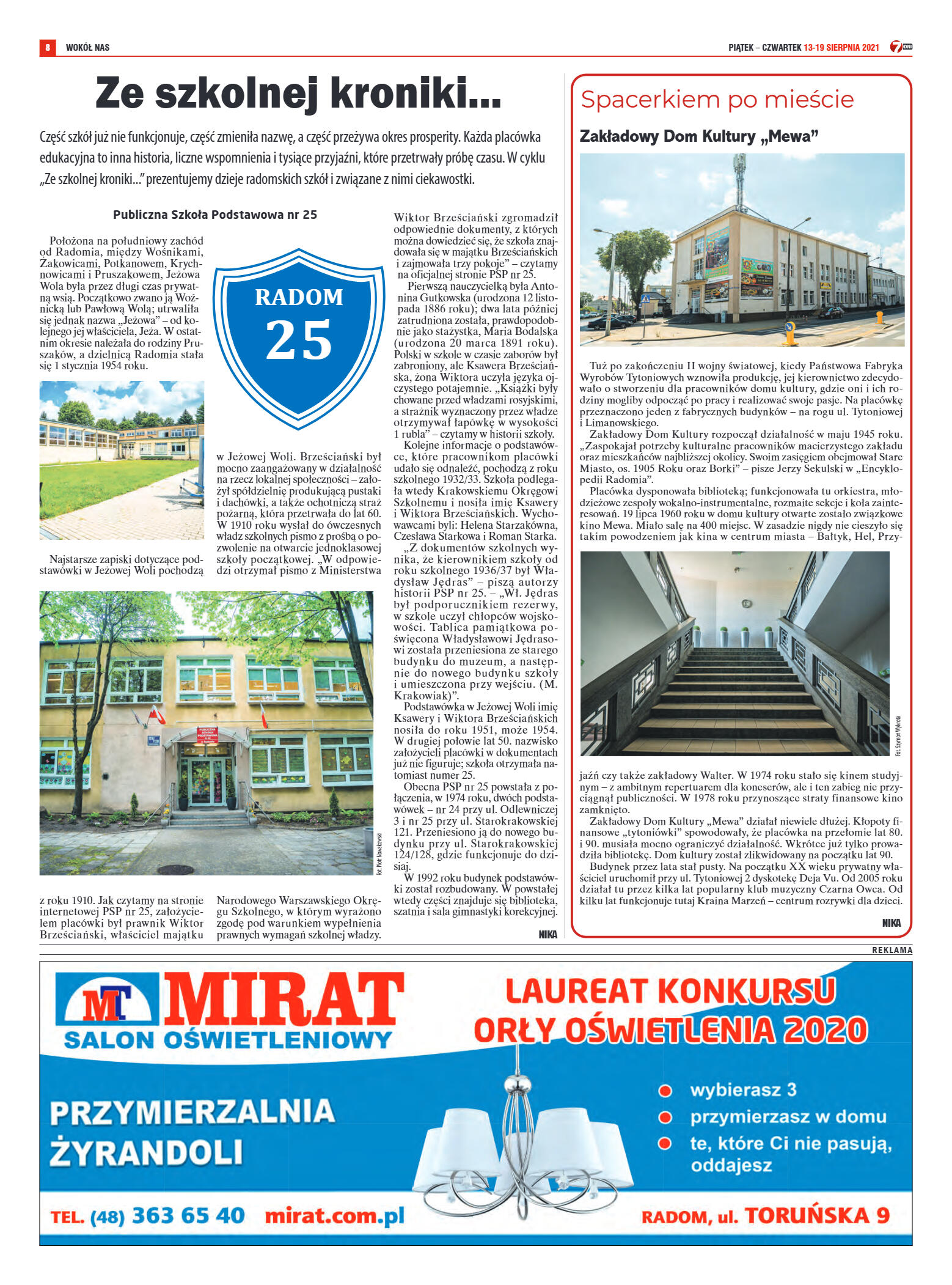 Tygodnik "7 Dni" nr 779 z dn. 13.08.2021 r. - strona 8