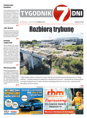 Tygodnik "7 Dni" nr 779 z dn. 13.08.2021 r. - strona 1