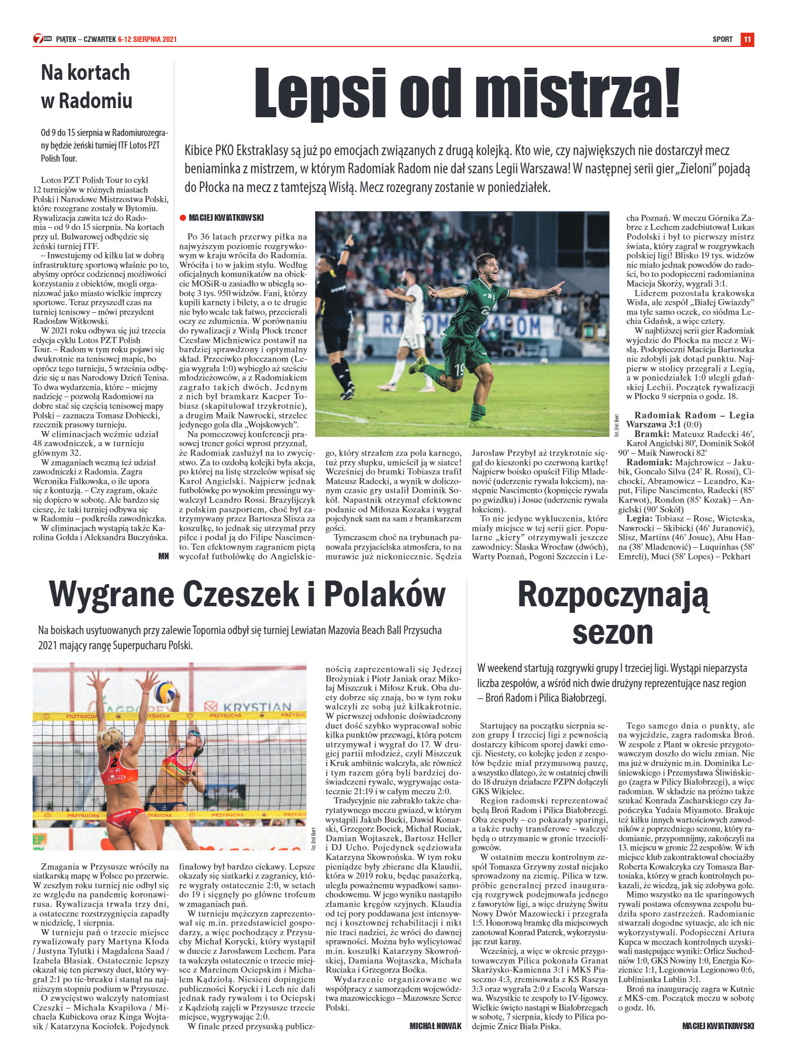 Tygodnik "7 Dni" nr 778 z dn. 6.08.2021 r. - strona 11