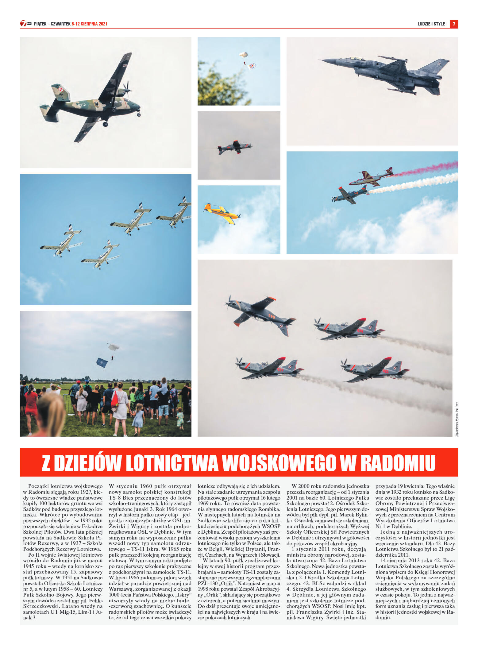 Tygodnik "7 Dni" nr 778 z dn. 6.08.2021 r. - strona 7