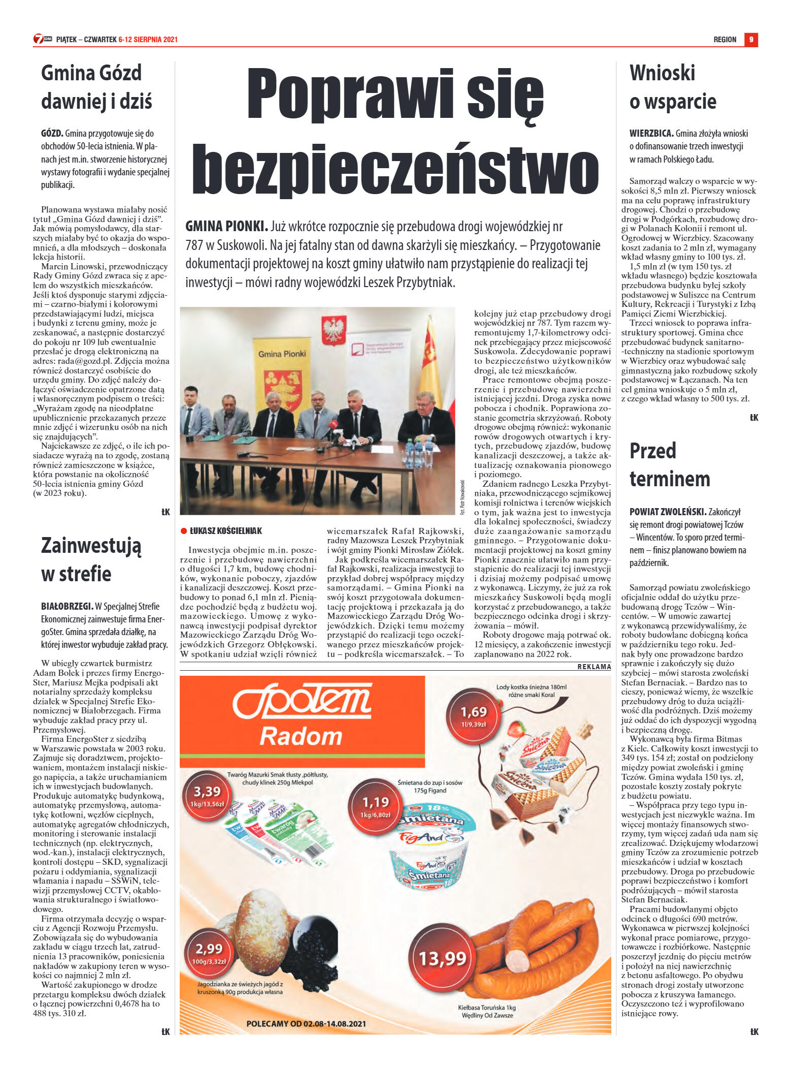 Tygodnik "7 Dni" nr 778 z dn. 6.08.2021 r. - strona 9