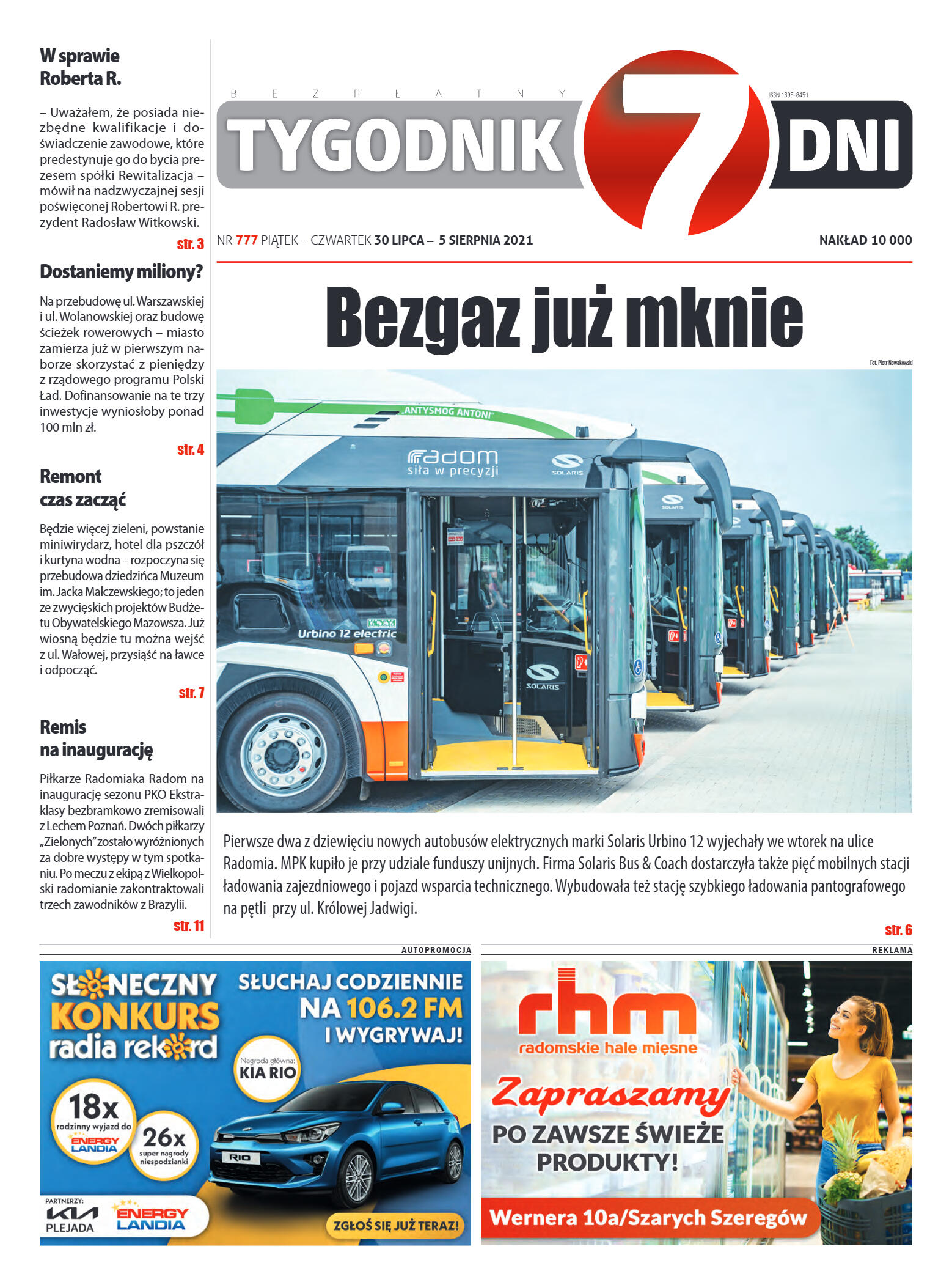 Tygodnik "7 Dni" nr 777 z dn. 30.07.2021 r. - strona 1